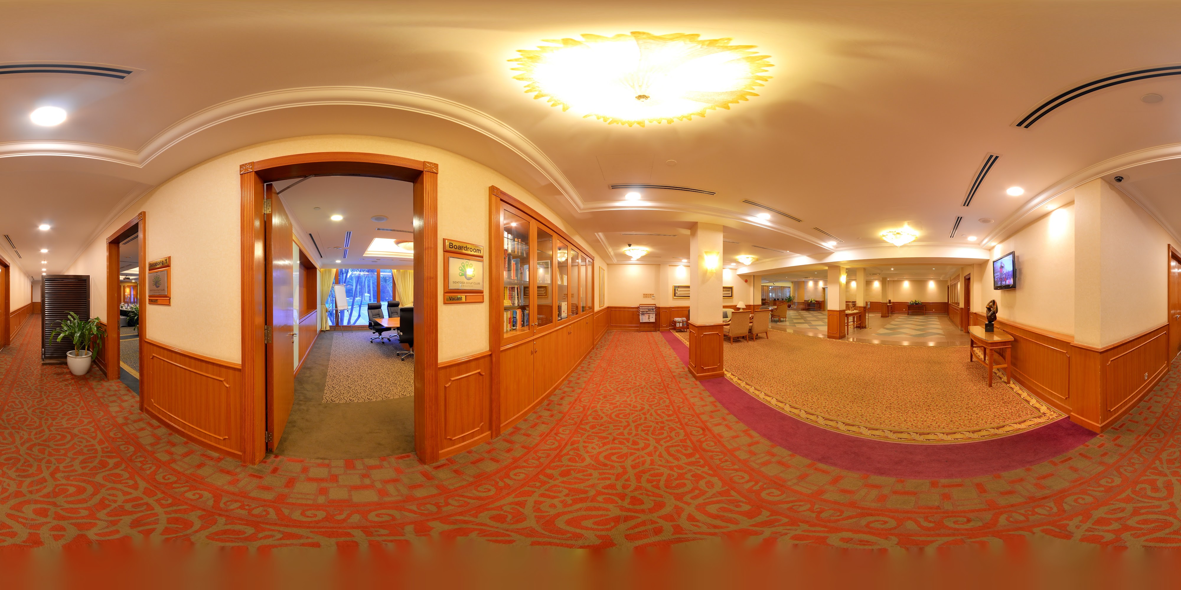 Club Hallway Indoor Design