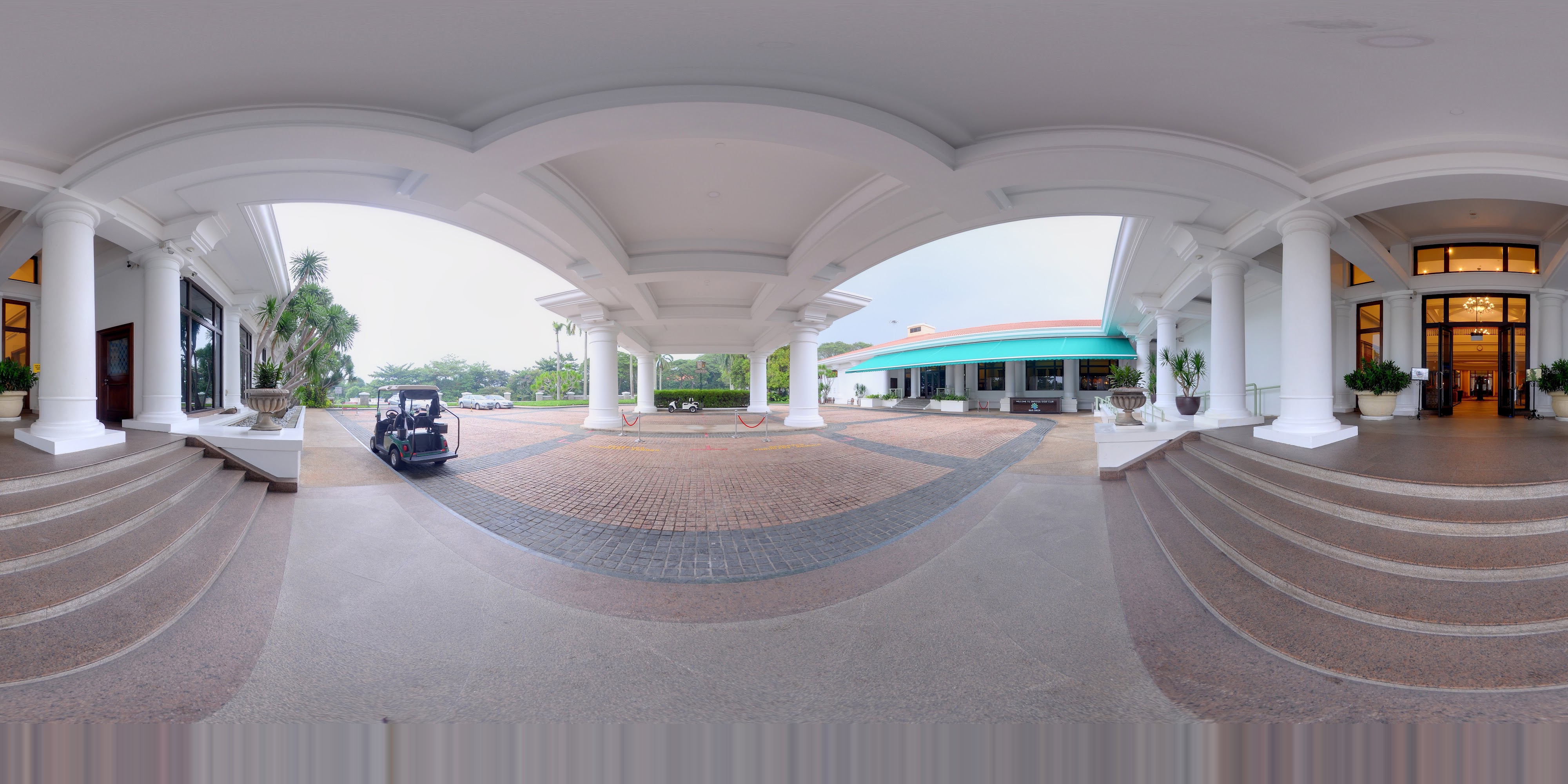 Club Entry Courtyard Entrance