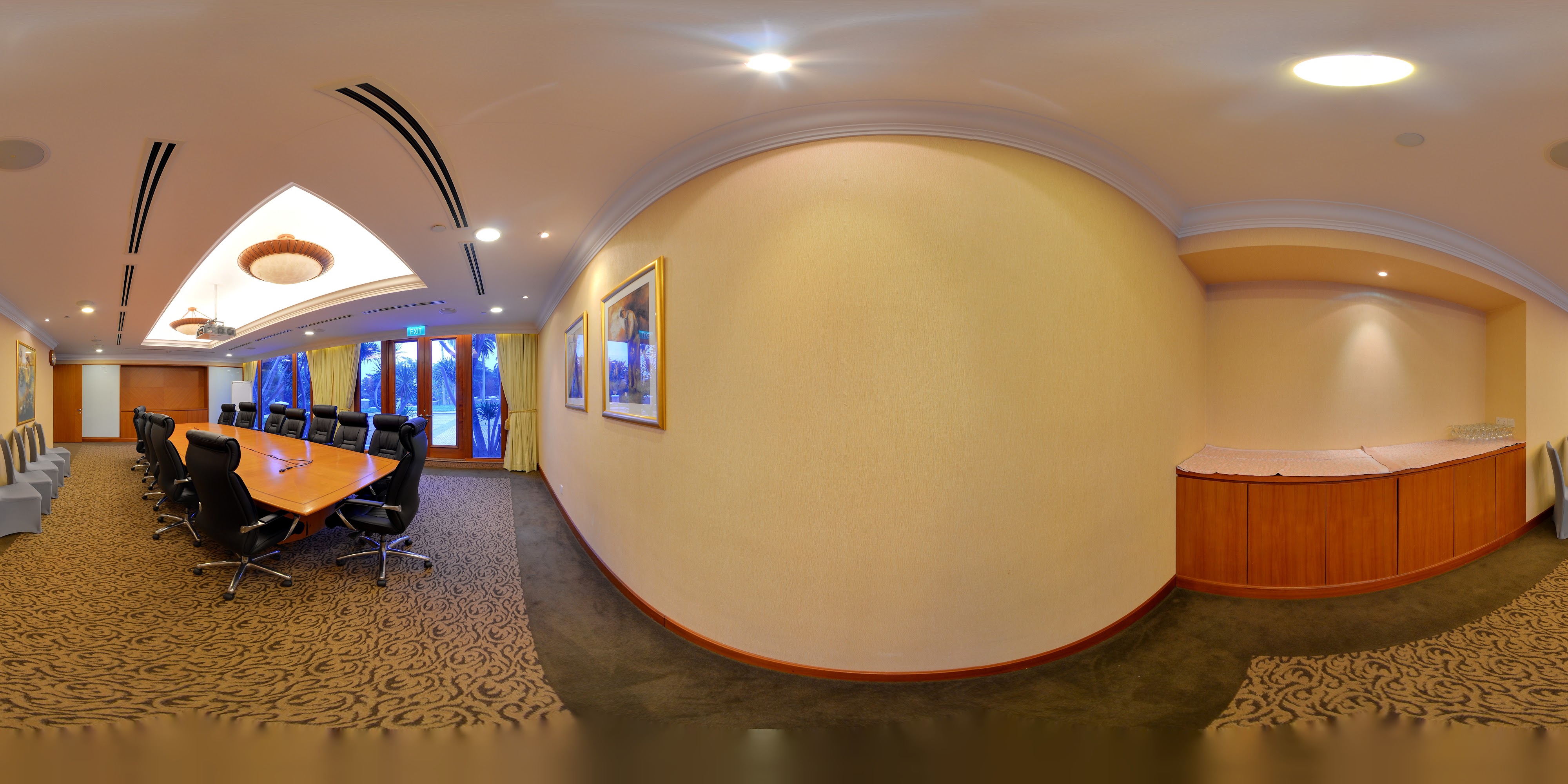 Elegant Conference and Lounge Area