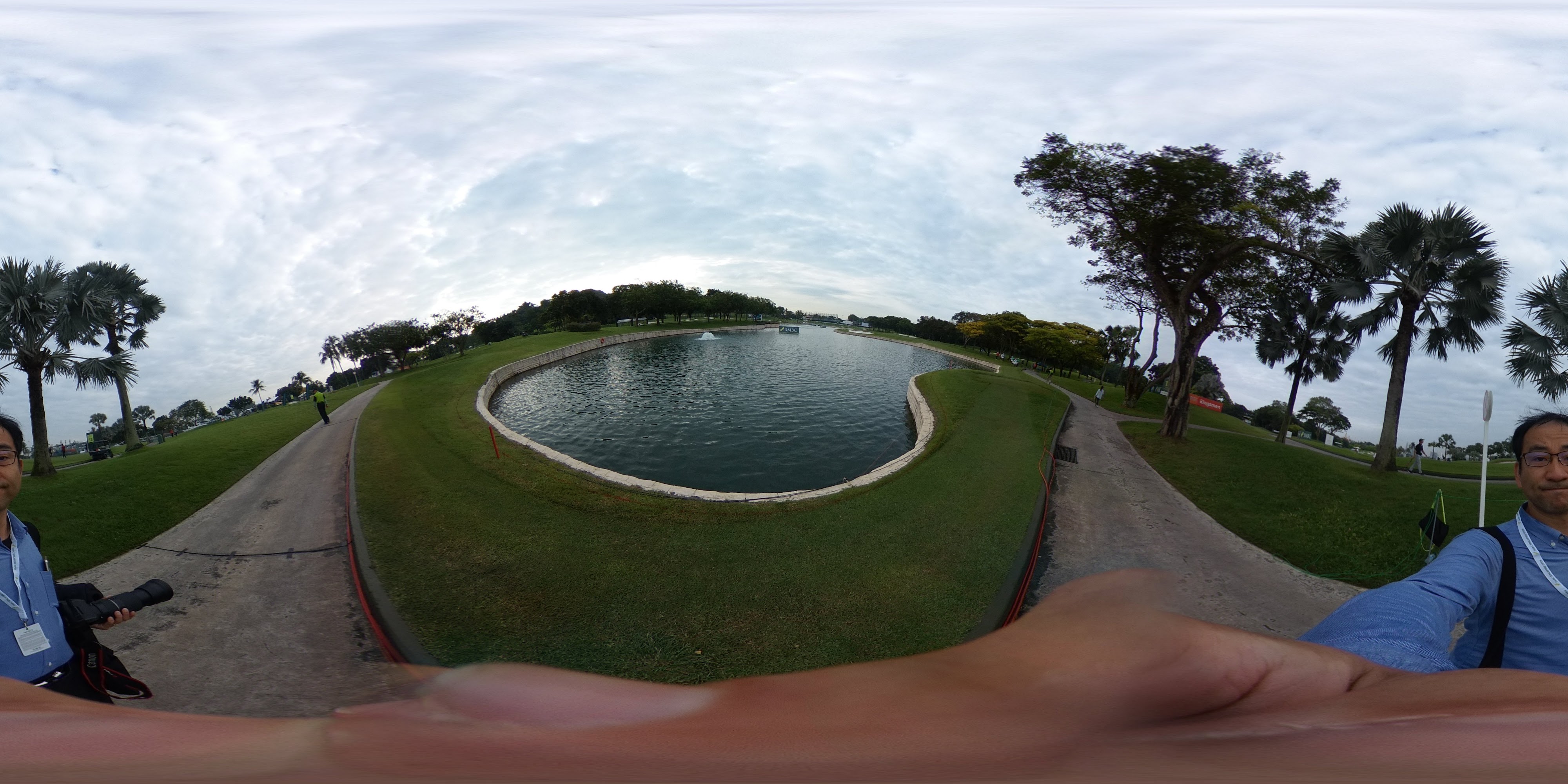 Golf Course Pond and Pathway