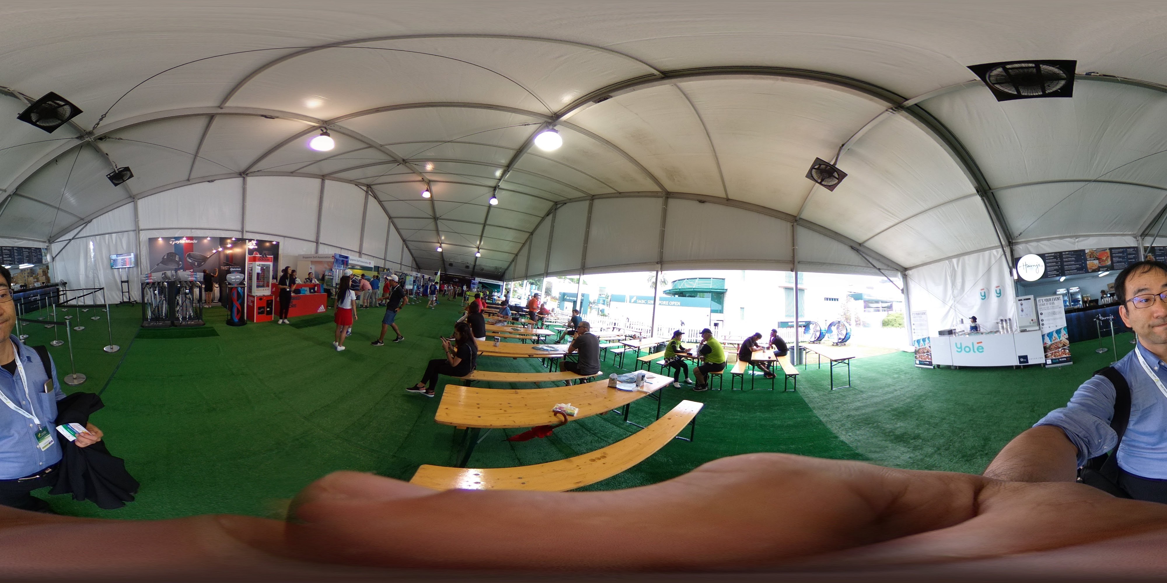 Indoor Exhibition Area Tables