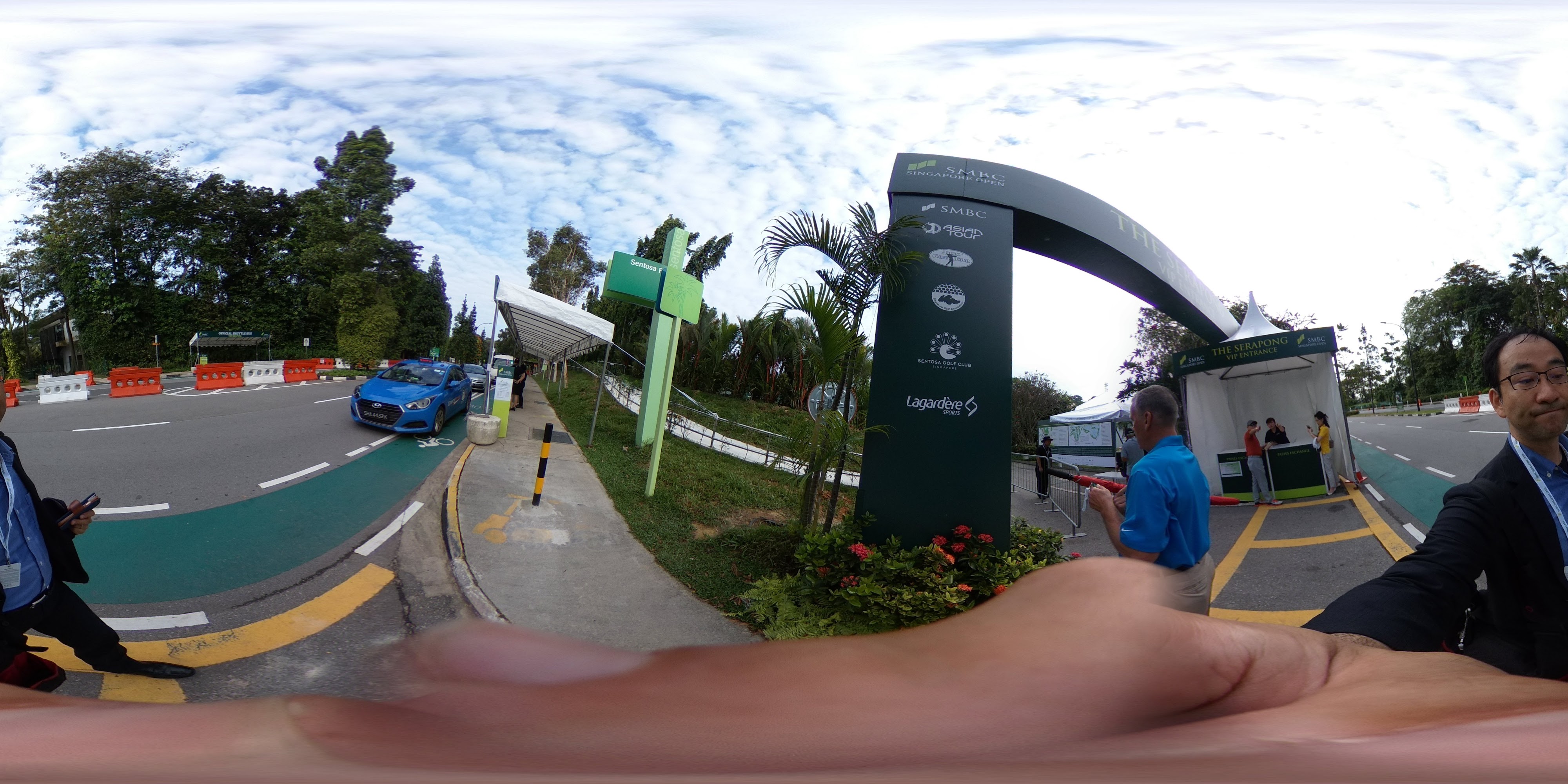 Golfer's Checkpoint Entrance