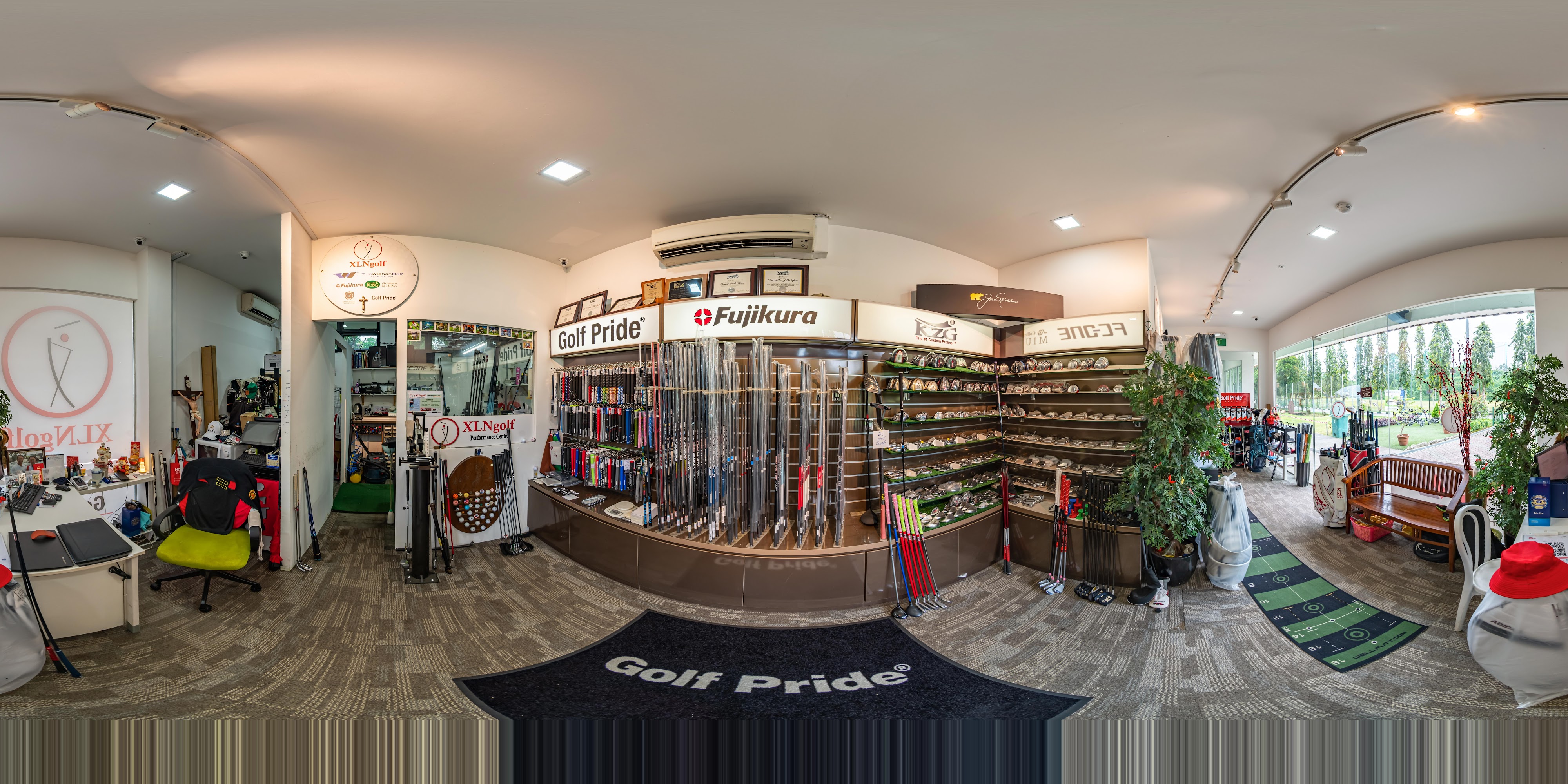 Golf Shop Interior Overview