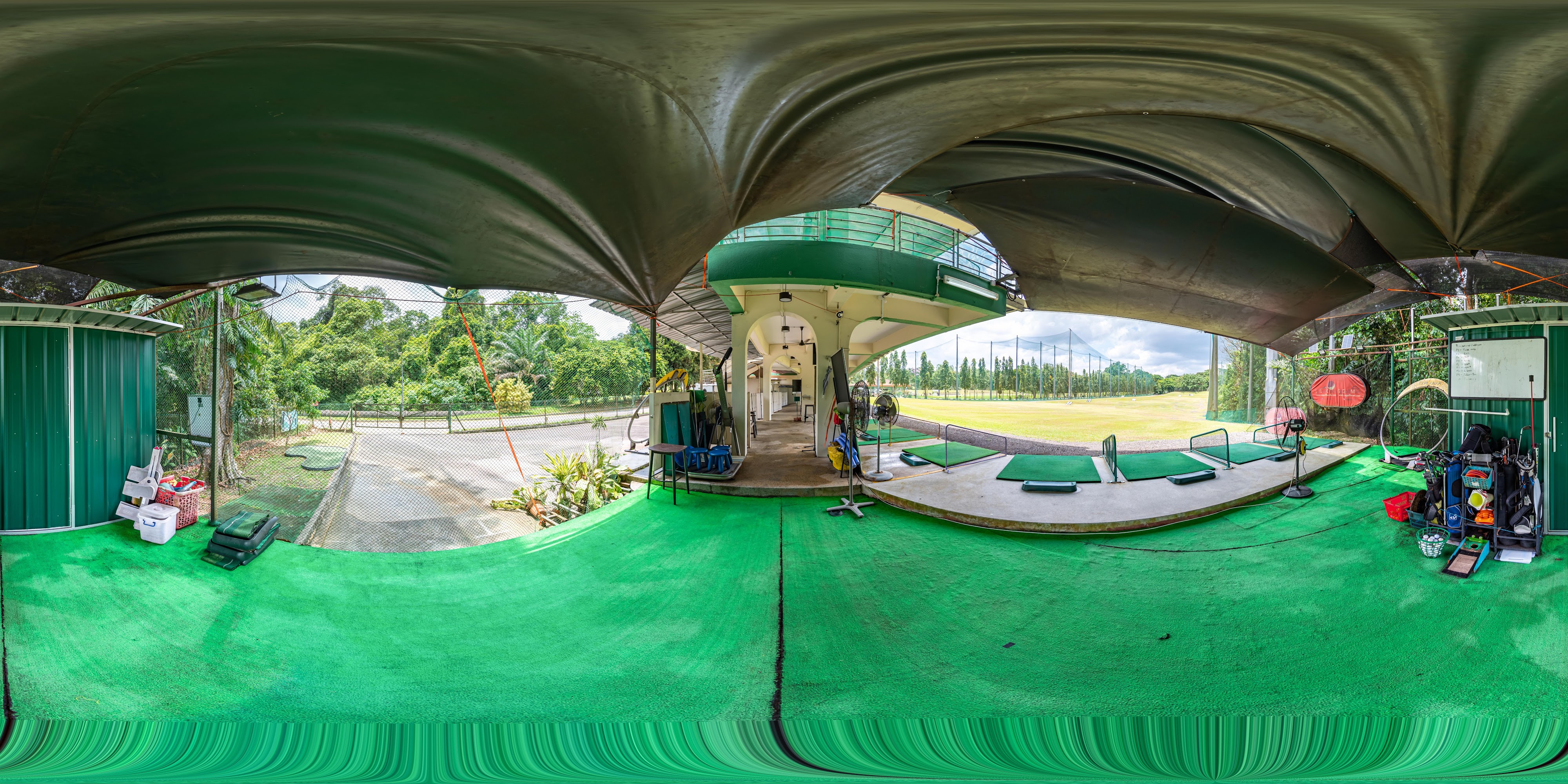 Indoor Golf Driving Range Facility