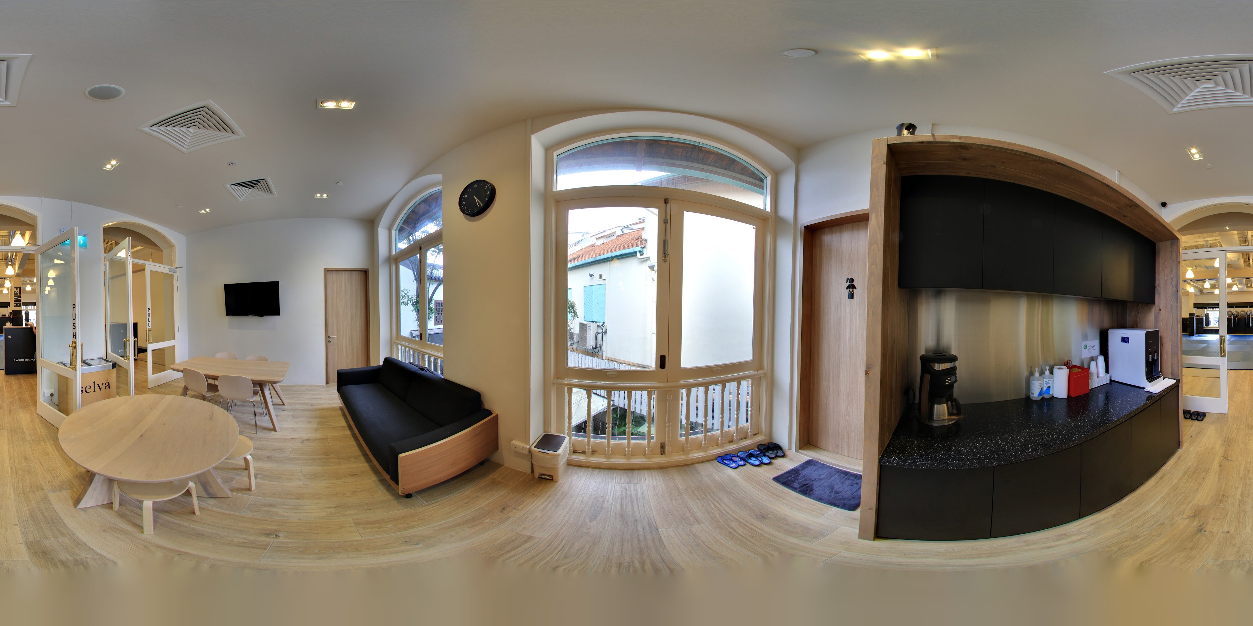 Modern Martial Arts Lounge Area