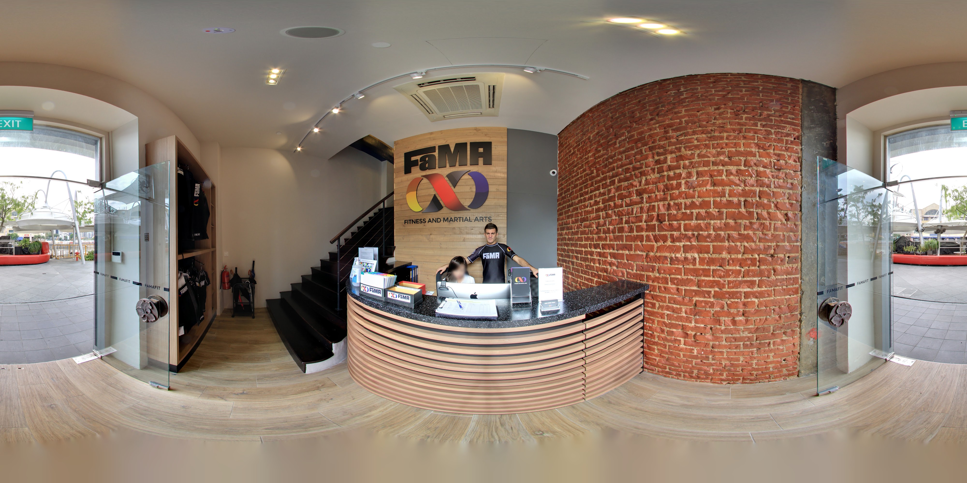 Martial Arts Gym Reception Area