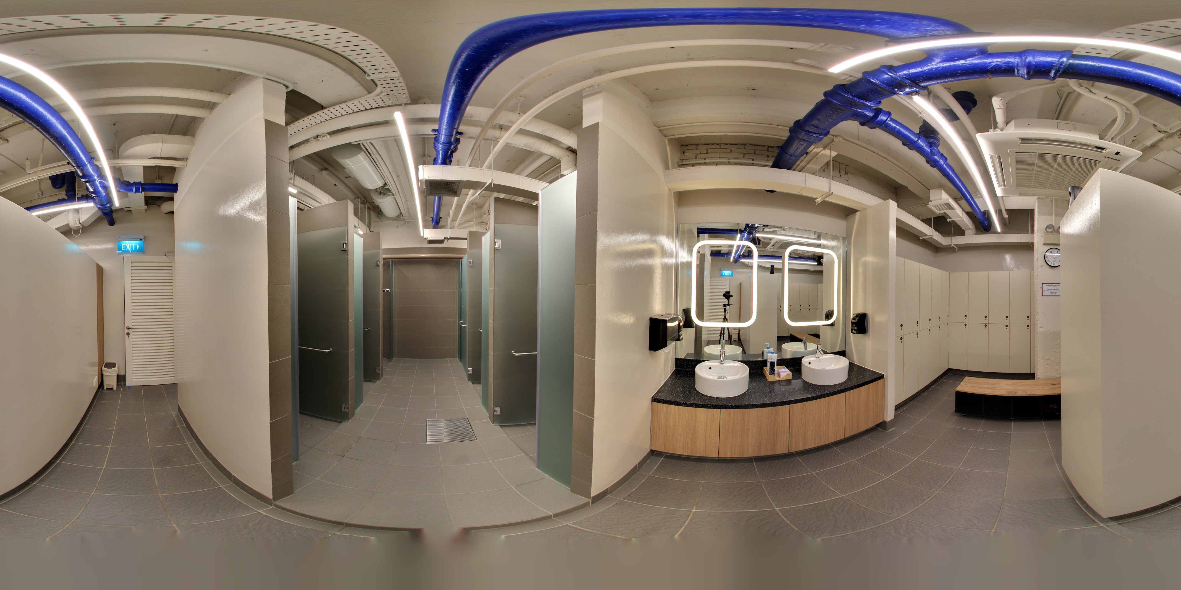 Clean Modern Restroom Facilities