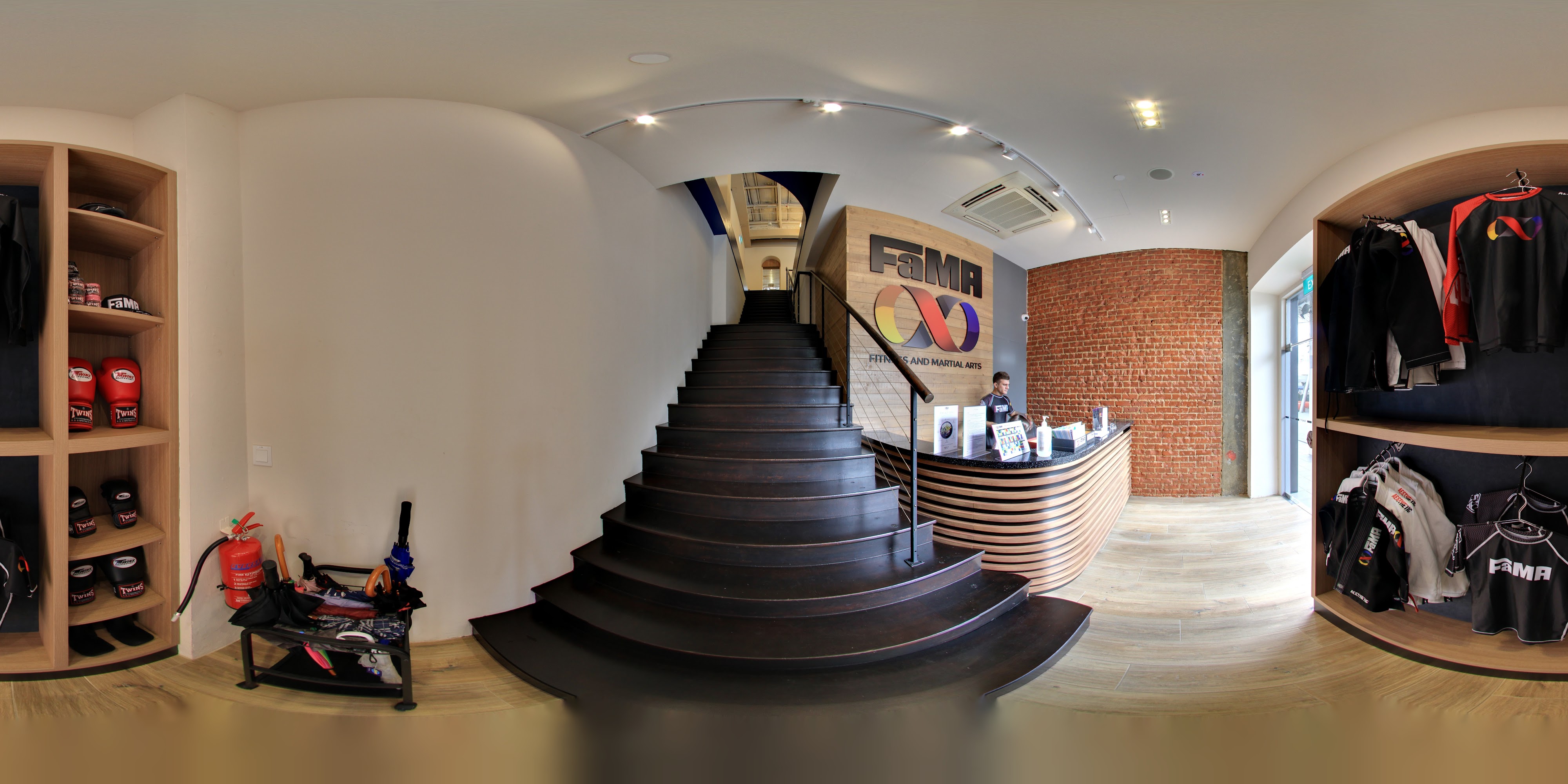 Elegant Martial Arts Reception Area