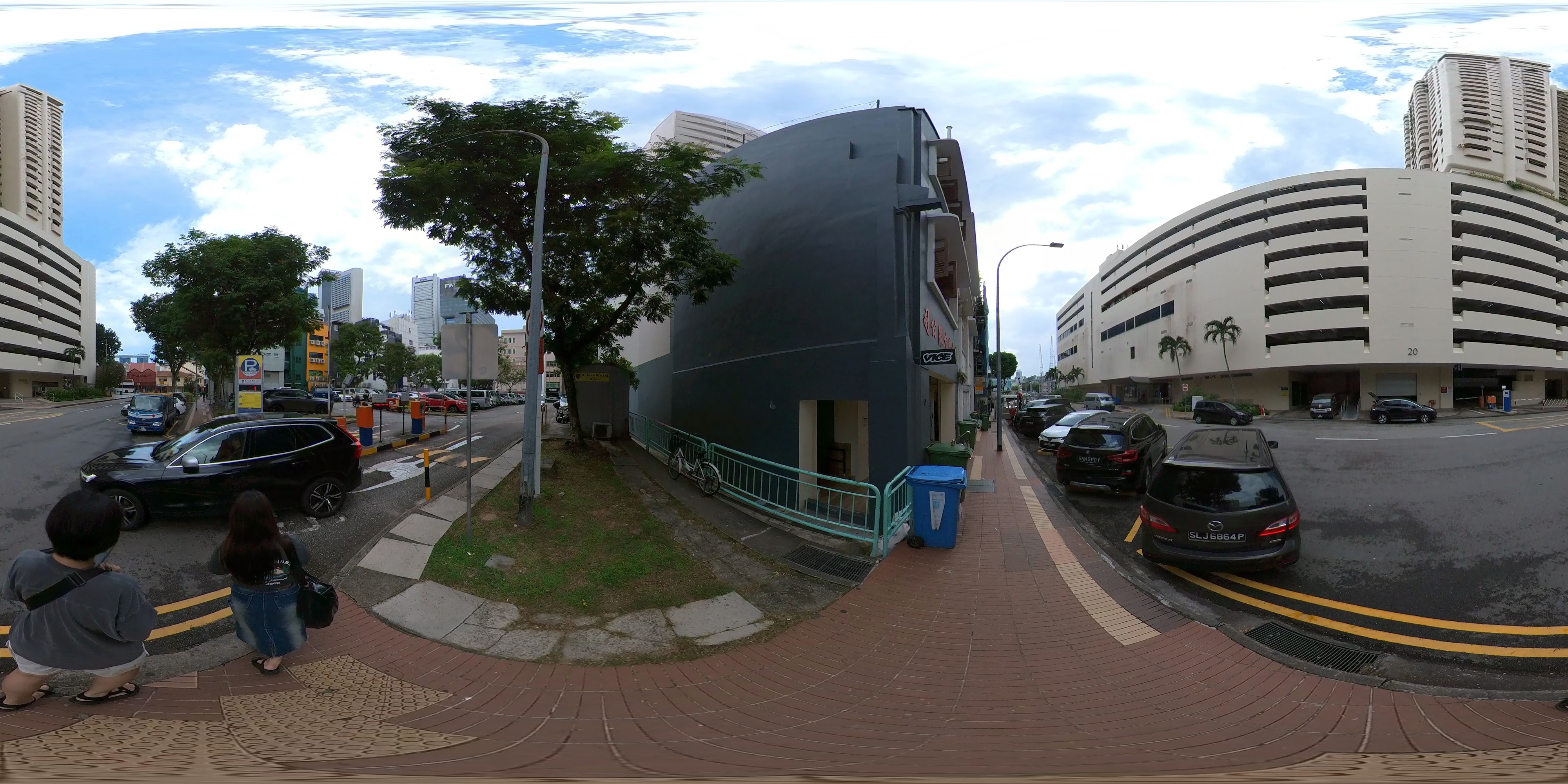 MMA Training Facade and Street