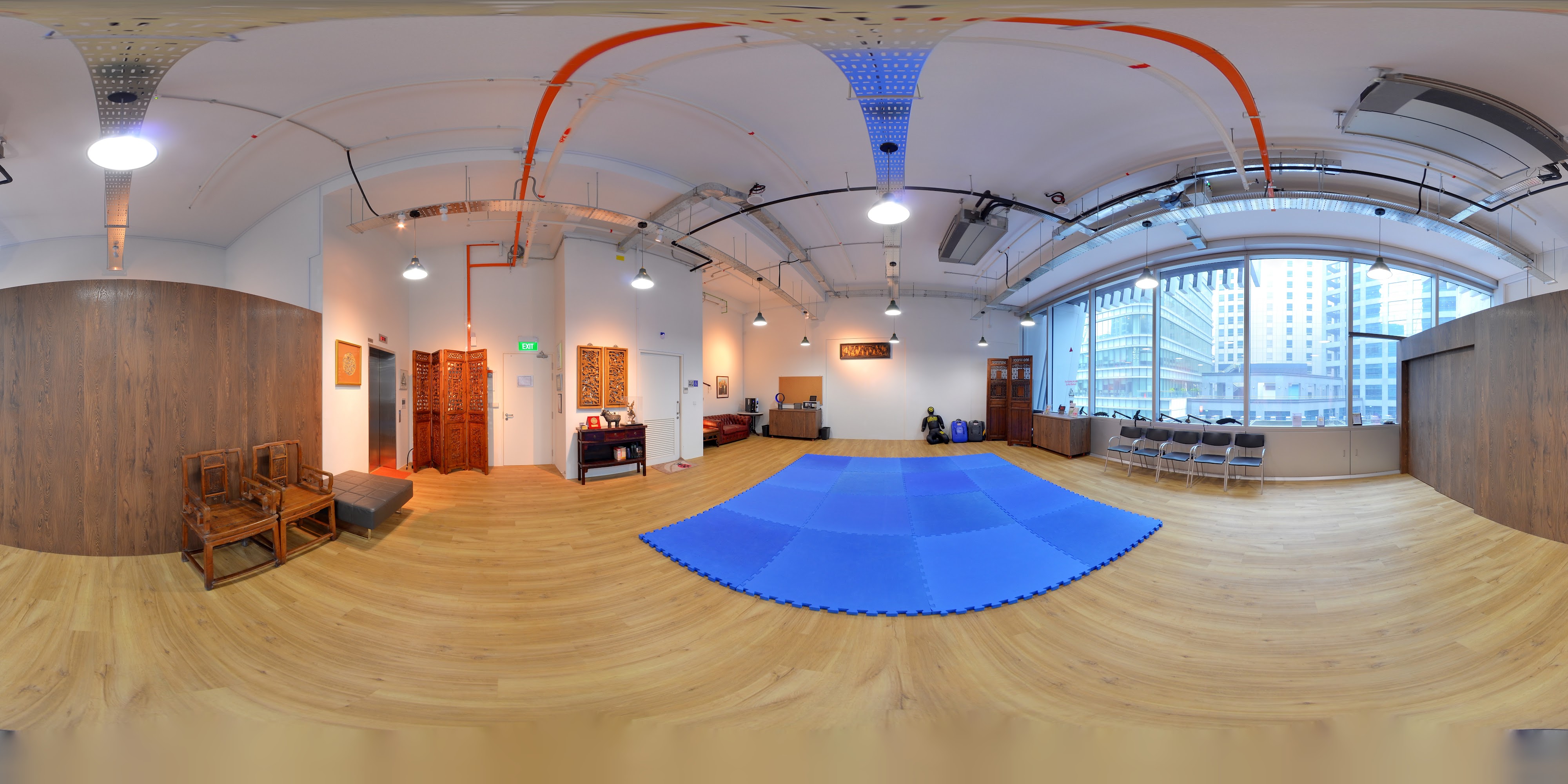 Modern Martial Arts Training Space