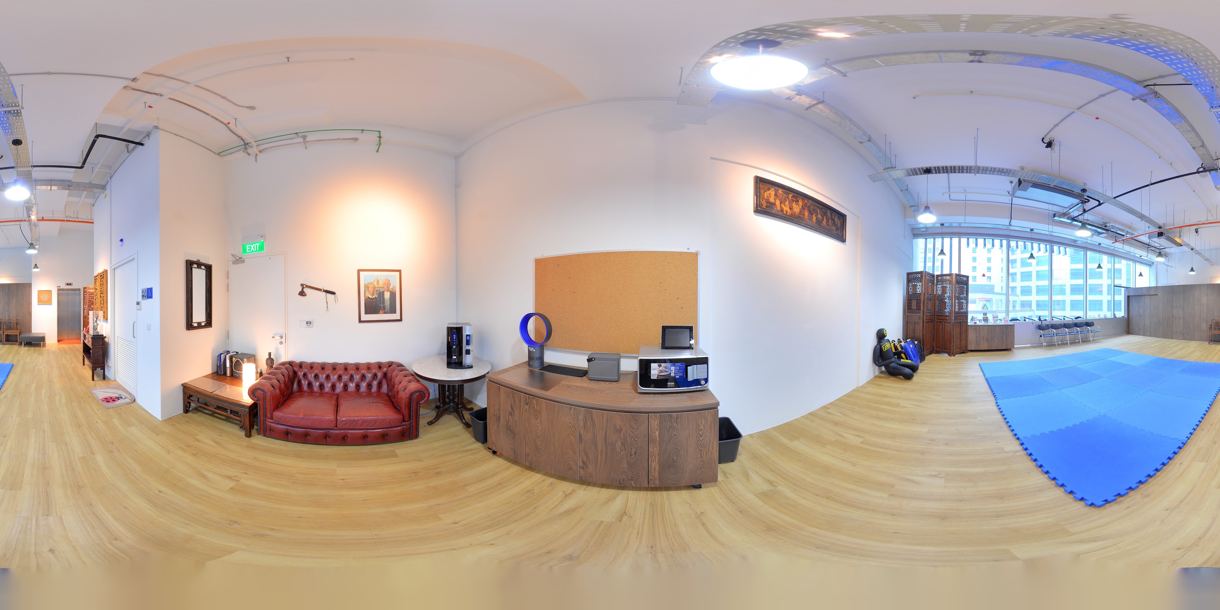 High Ceiling Training Area