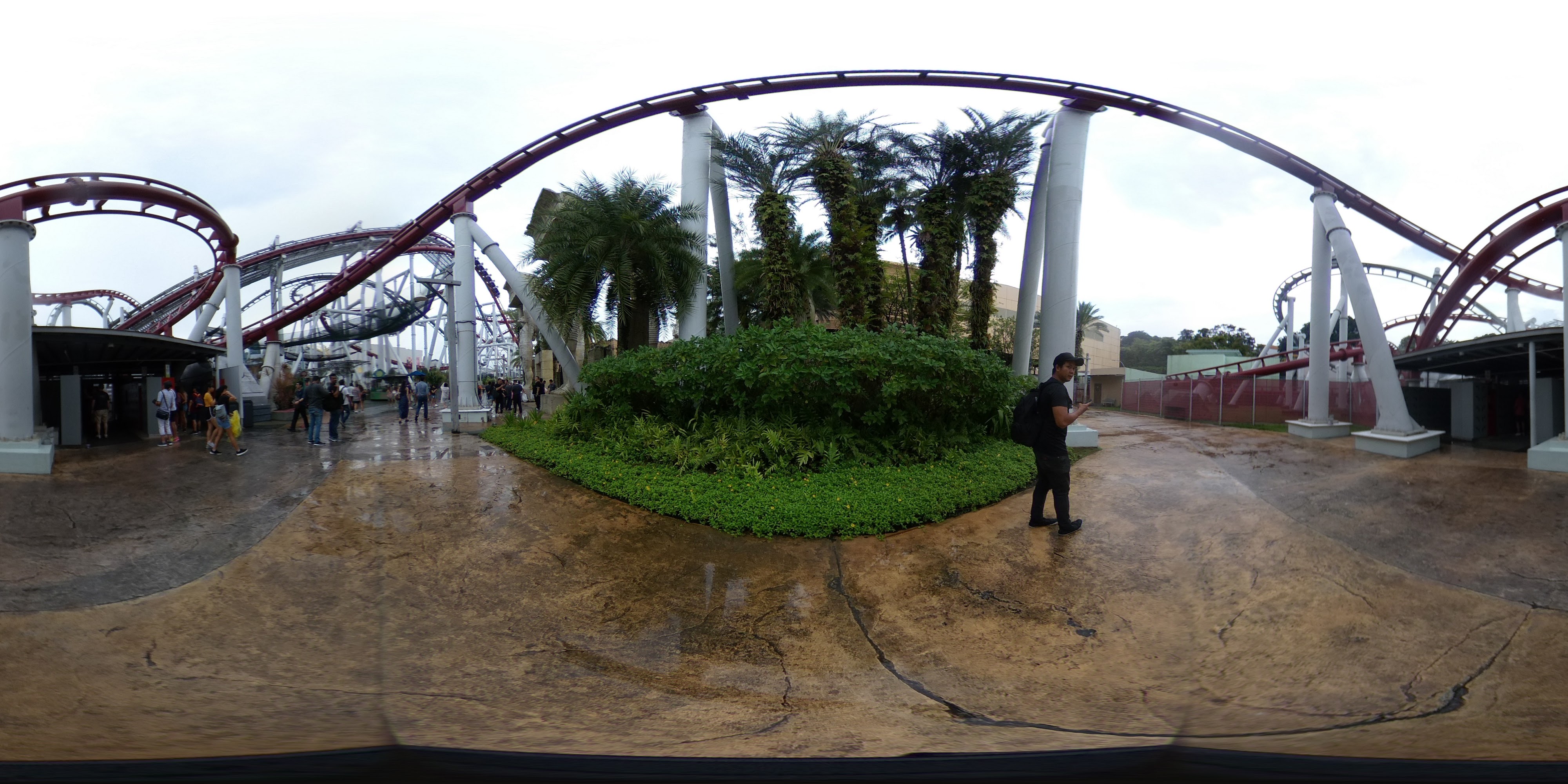 Thrilling Rollercoaster Area Entry