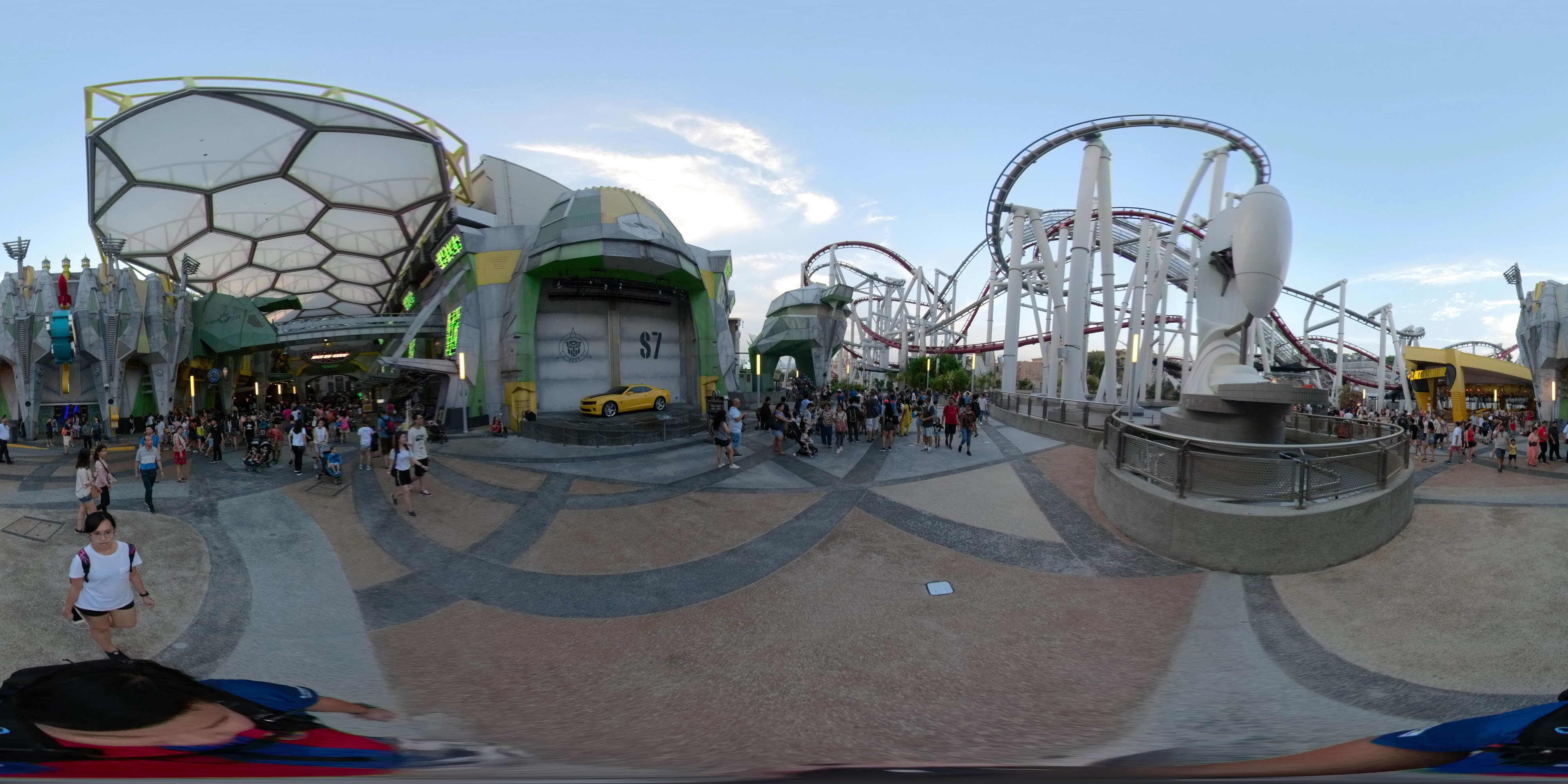 Adrenaline Rush Roller Coaster Area