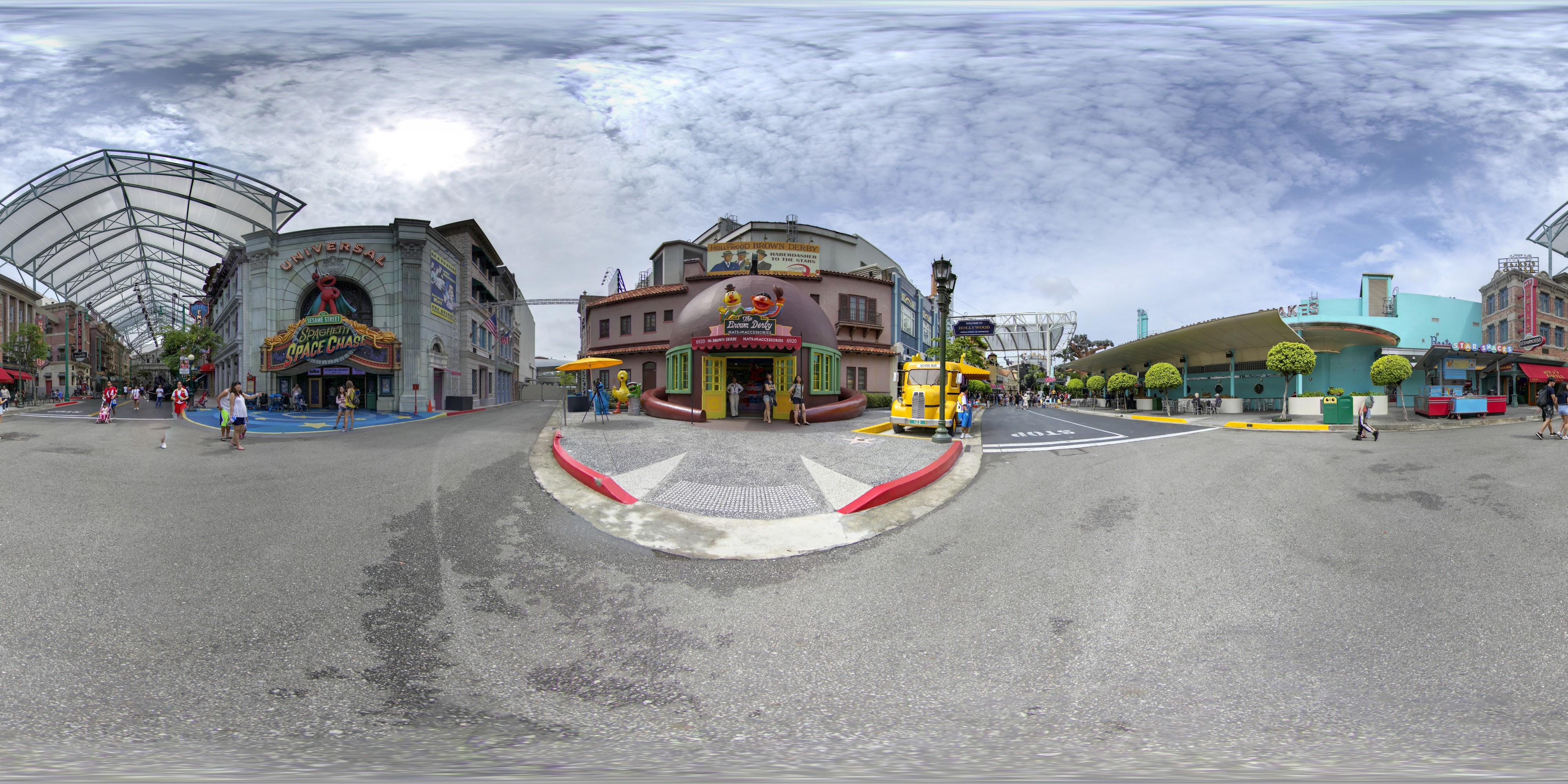 Colorful Attraction Area Center