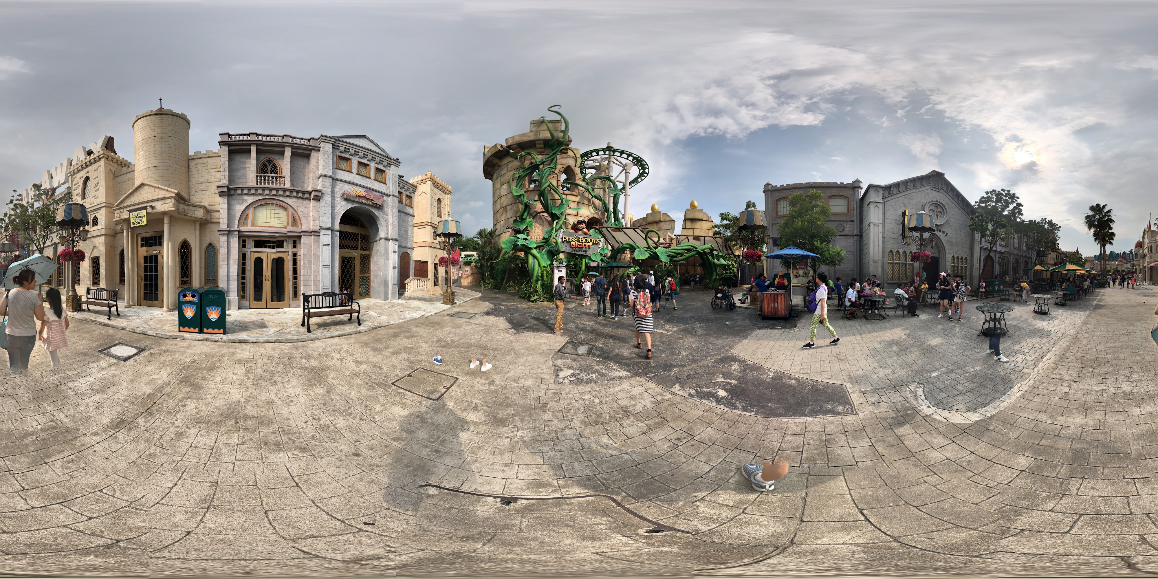 Entwined Streets and Rollercoaster