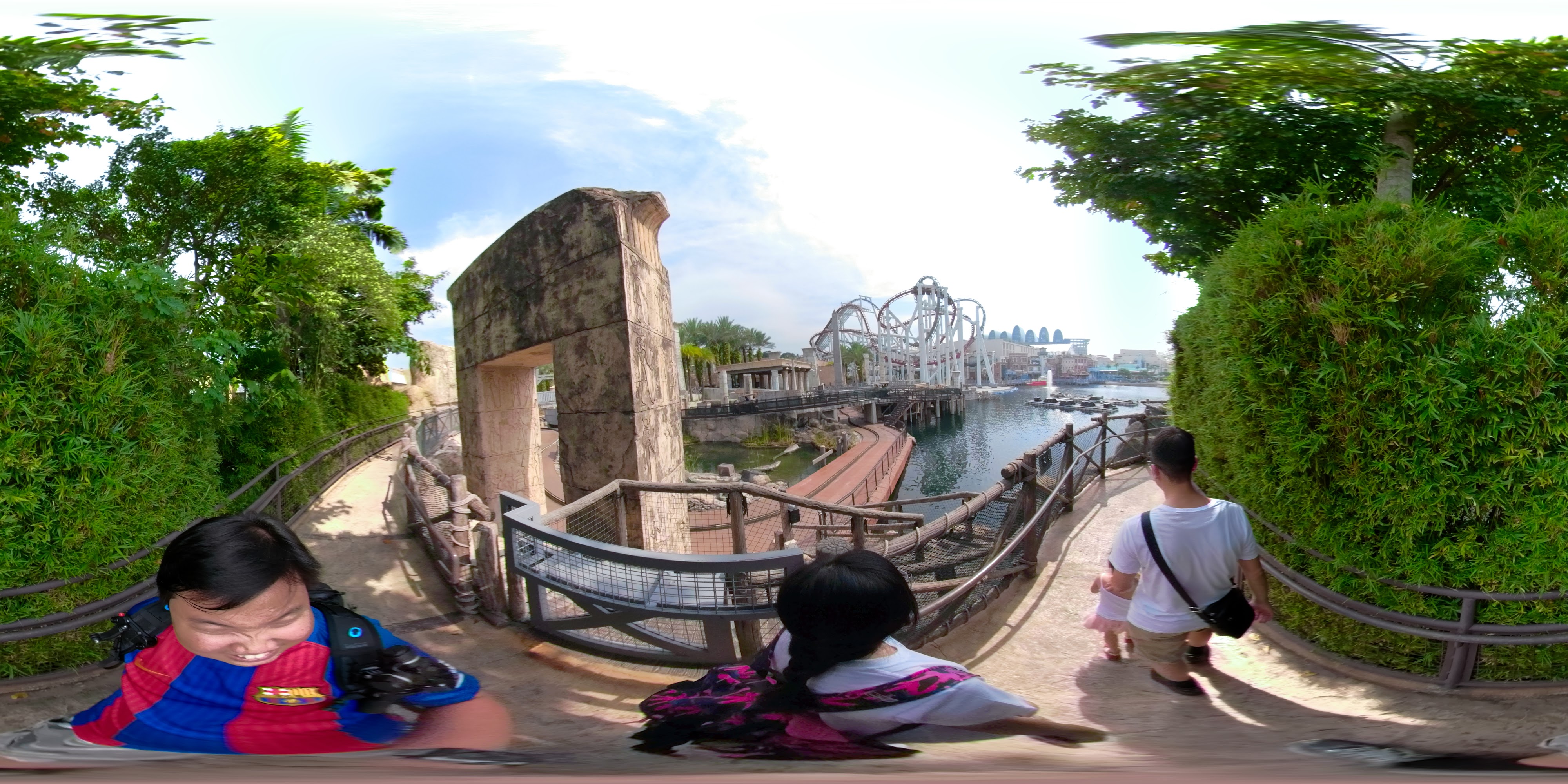 Theme Park Ride Entrance