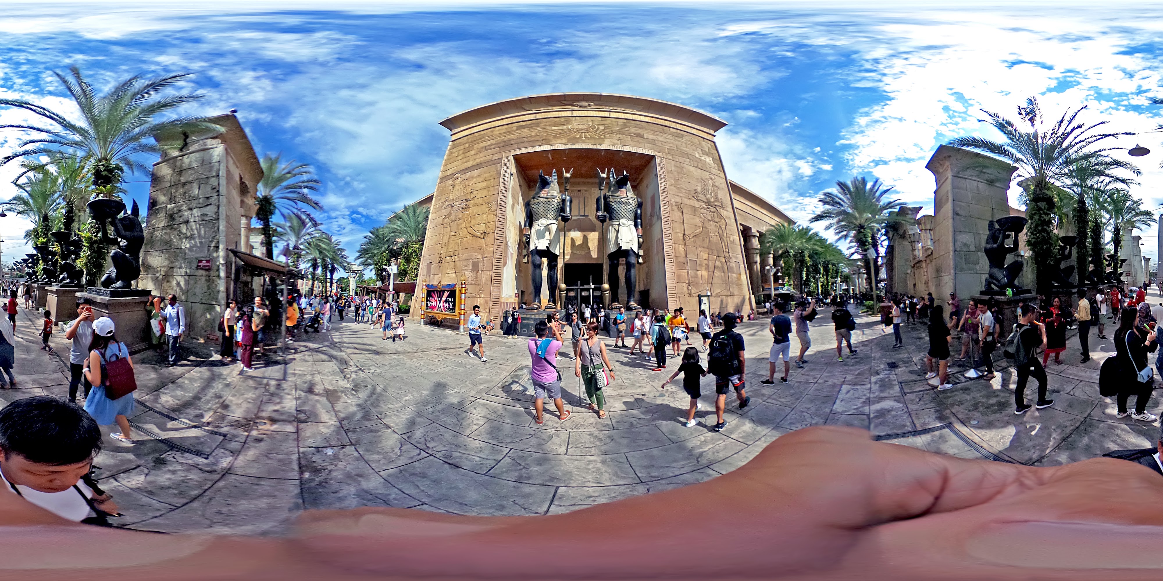 Theme Park Egyptian Entrance