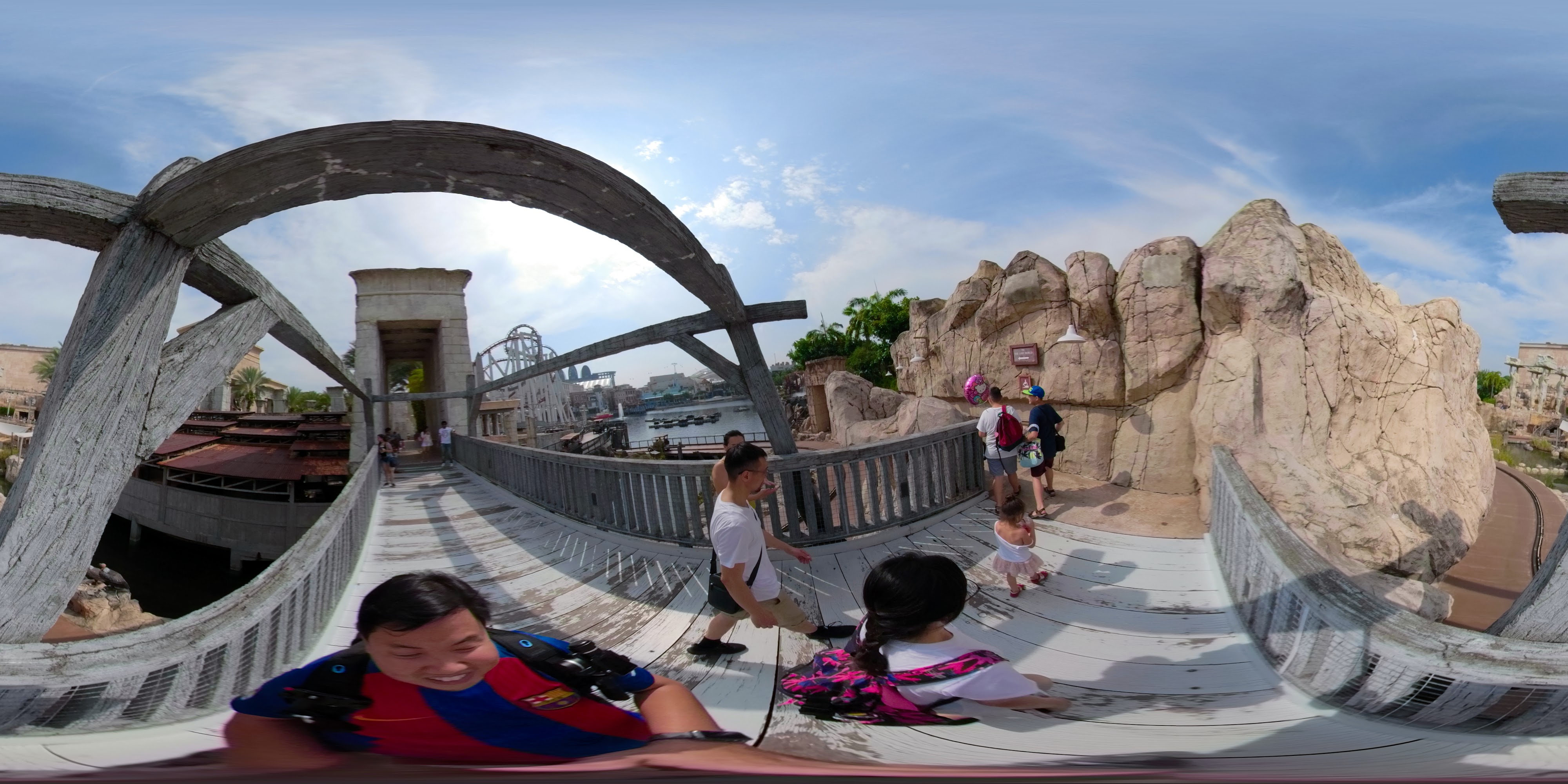 Roller Coaster Ride Excitement