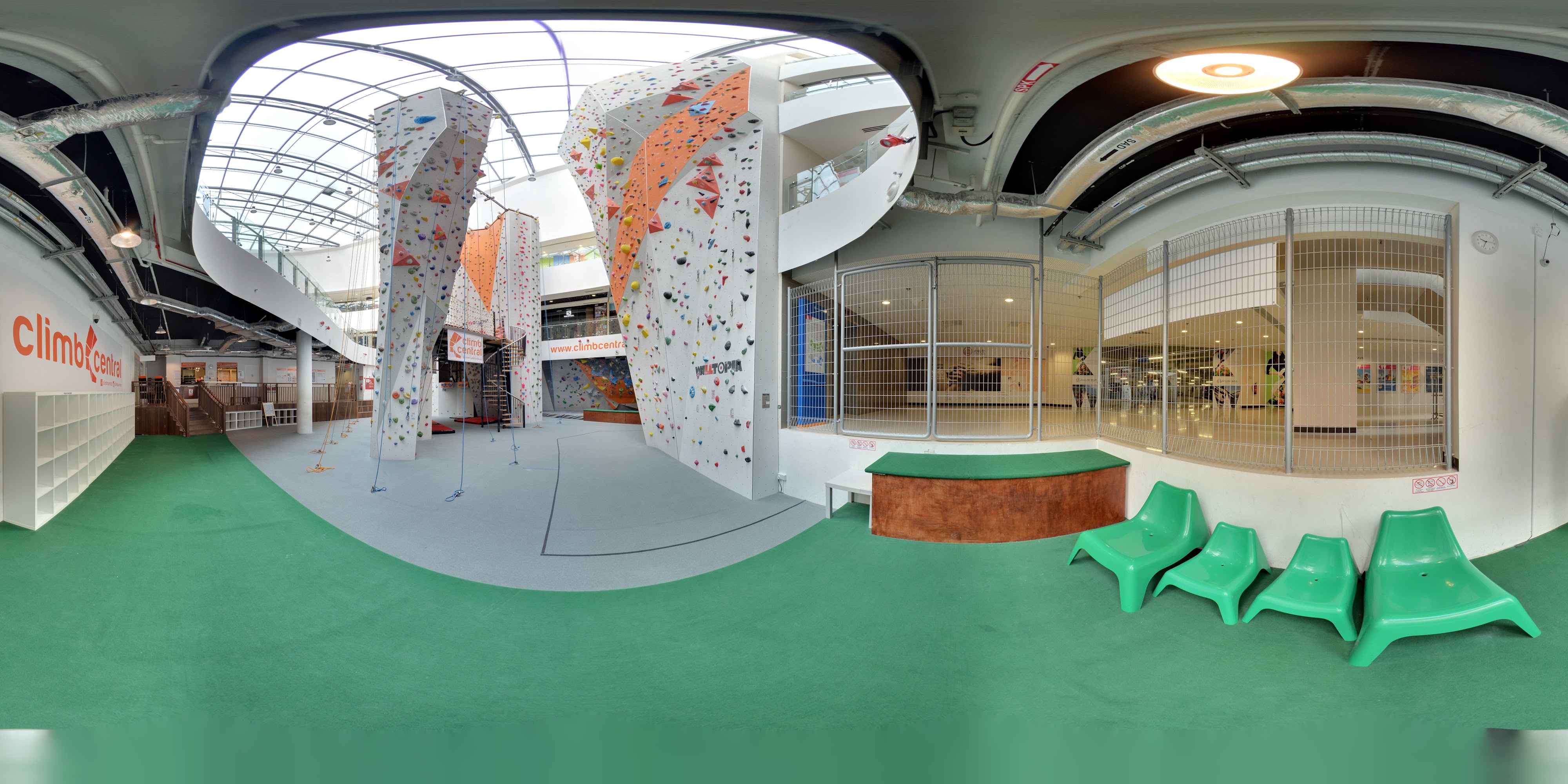 Indoor Climbing Facility Entrance