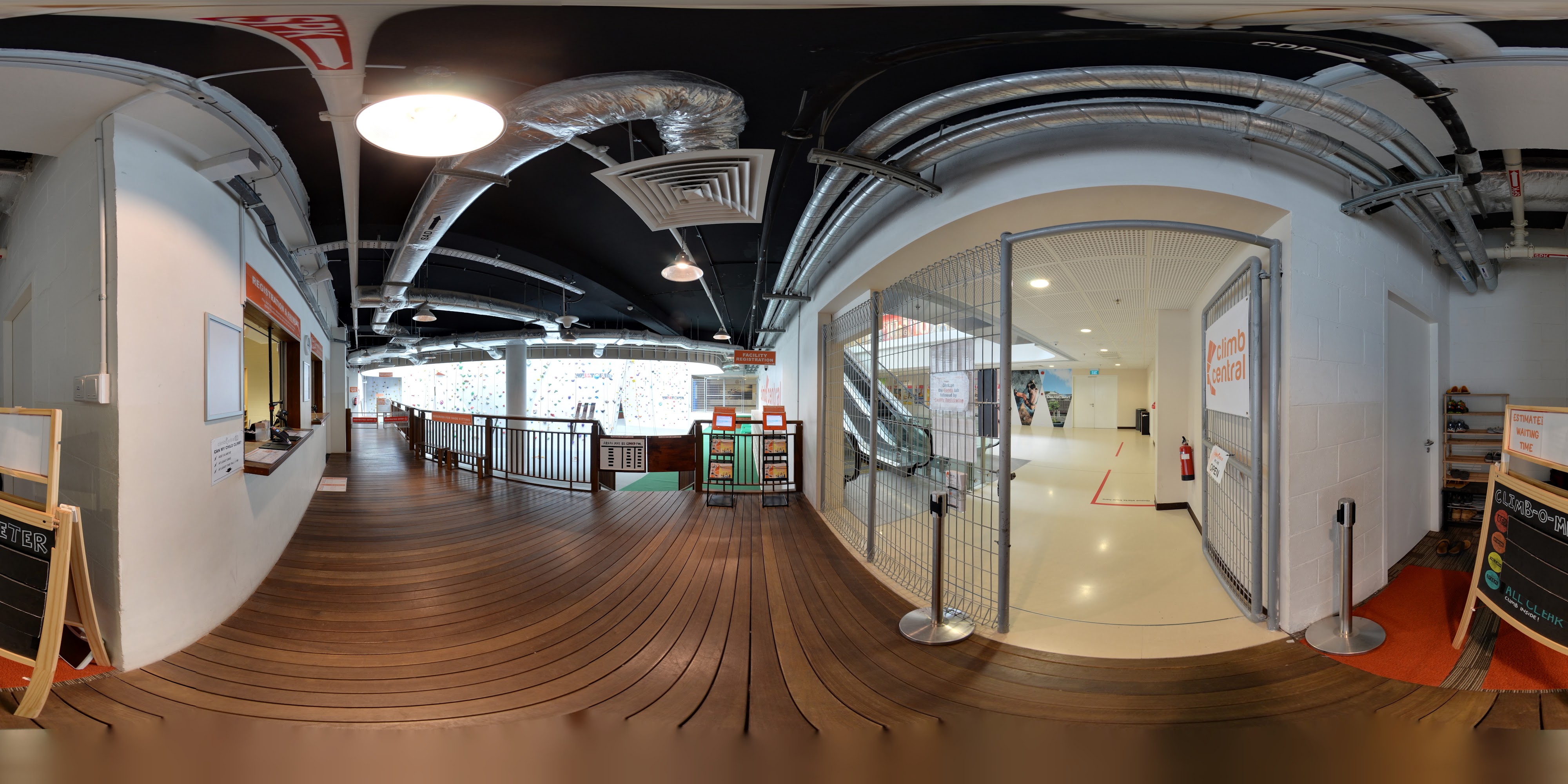 Indoor Ropes Challenge Area