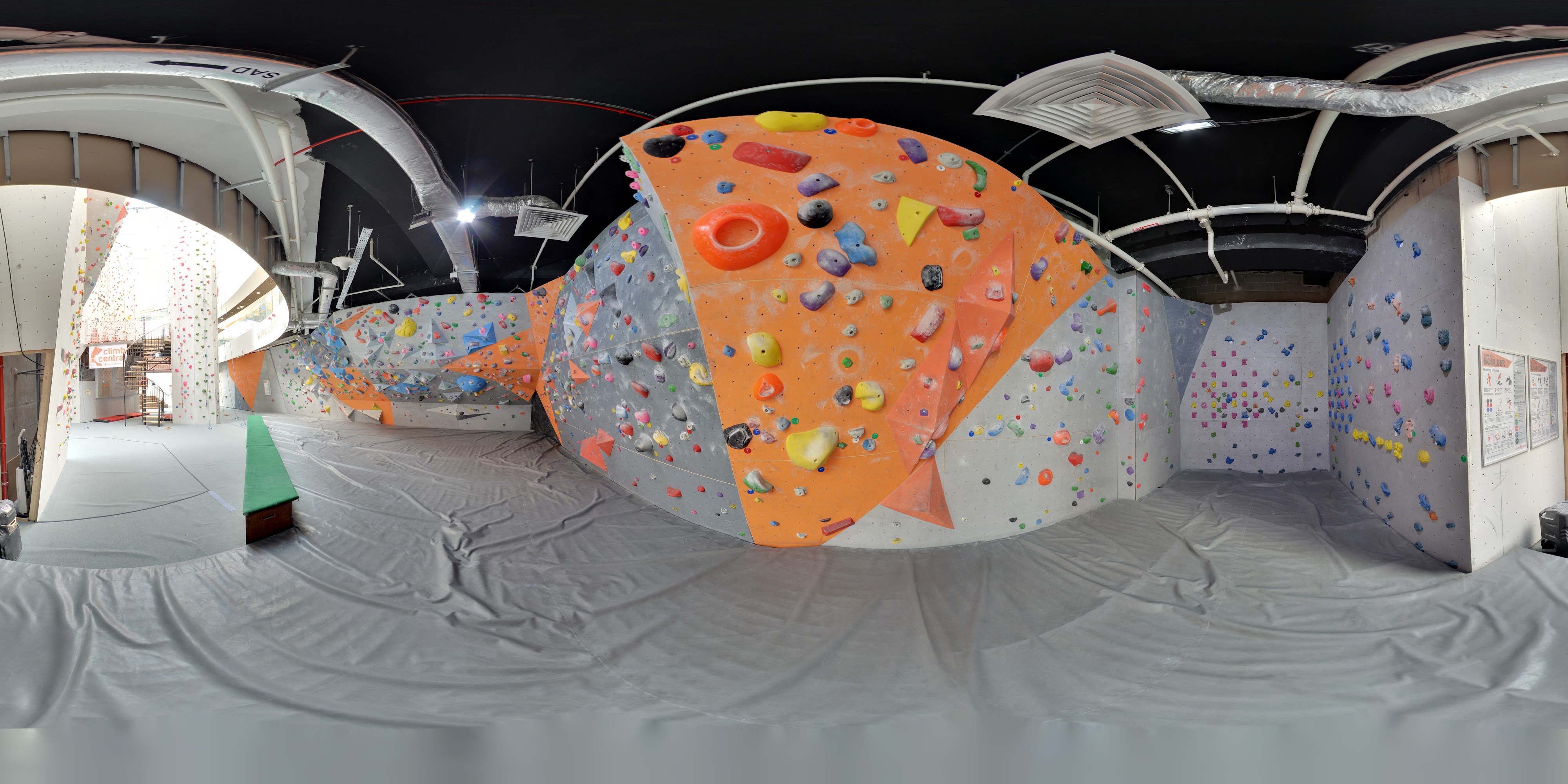 Vibrant Indoor Climbing Facility