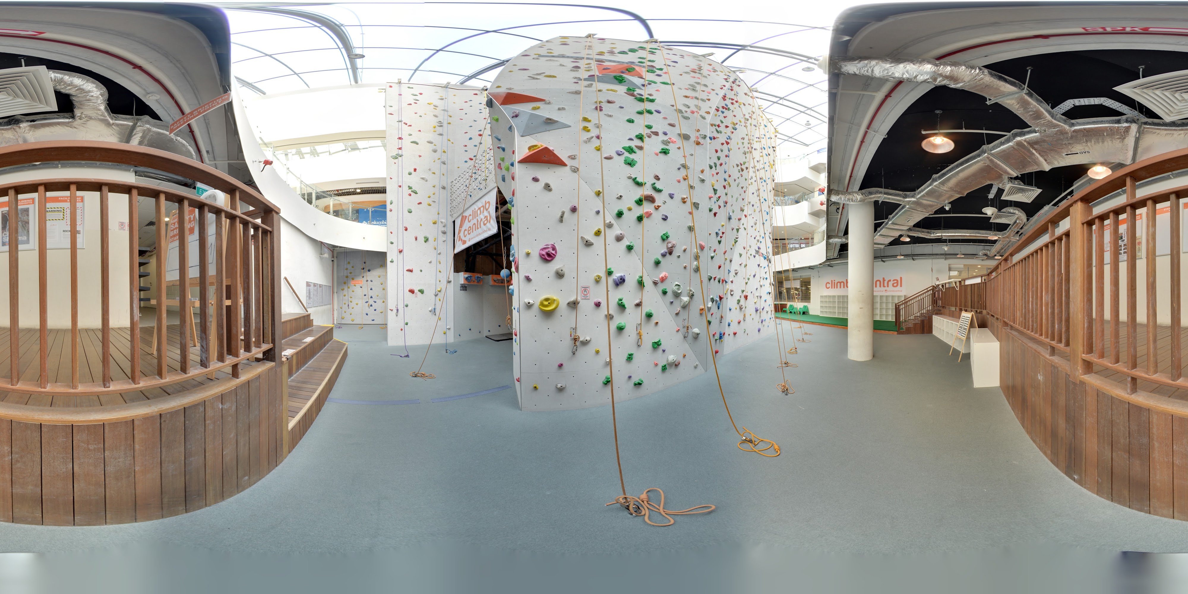 Covered Indoor Bouldering Space