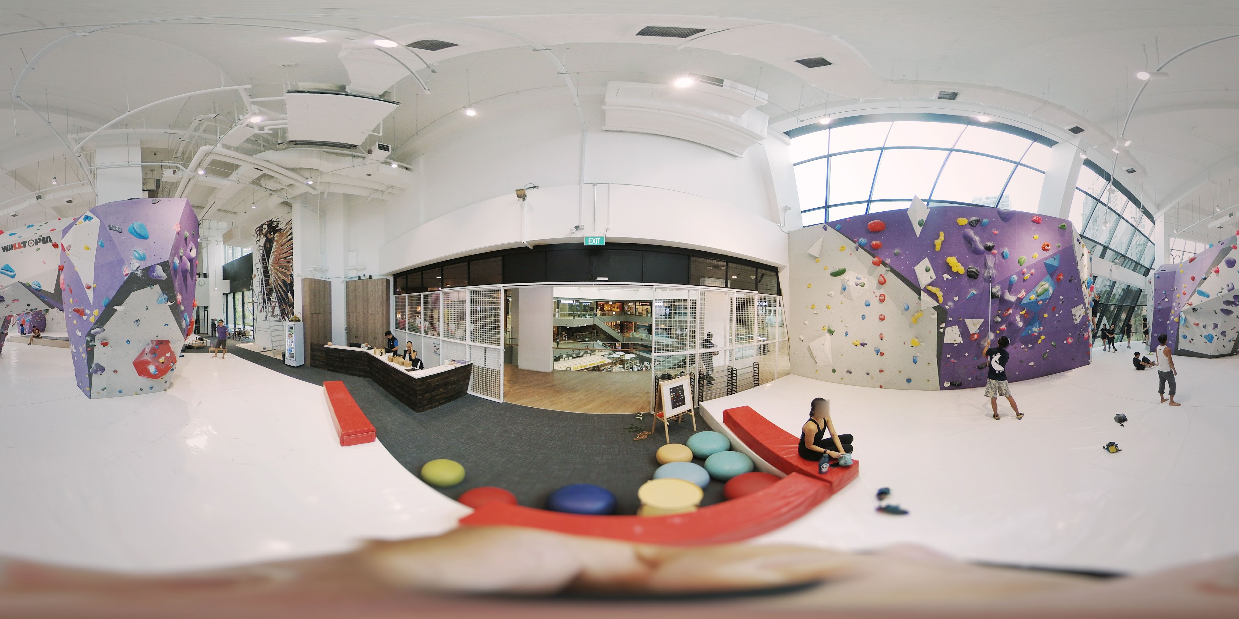 Colorful Climbing Indoor Spaces