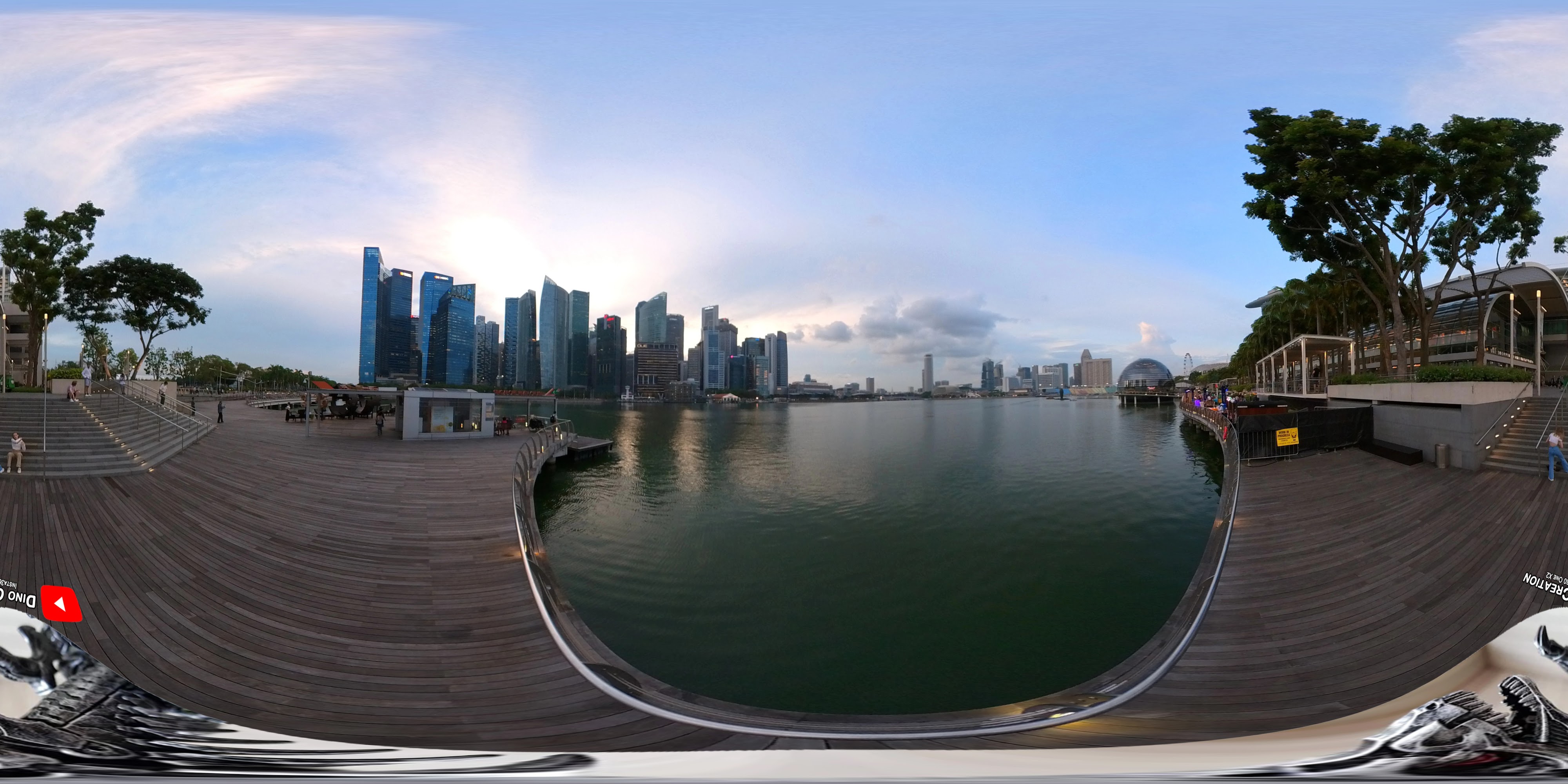 Urban Skyscape with Waterfront