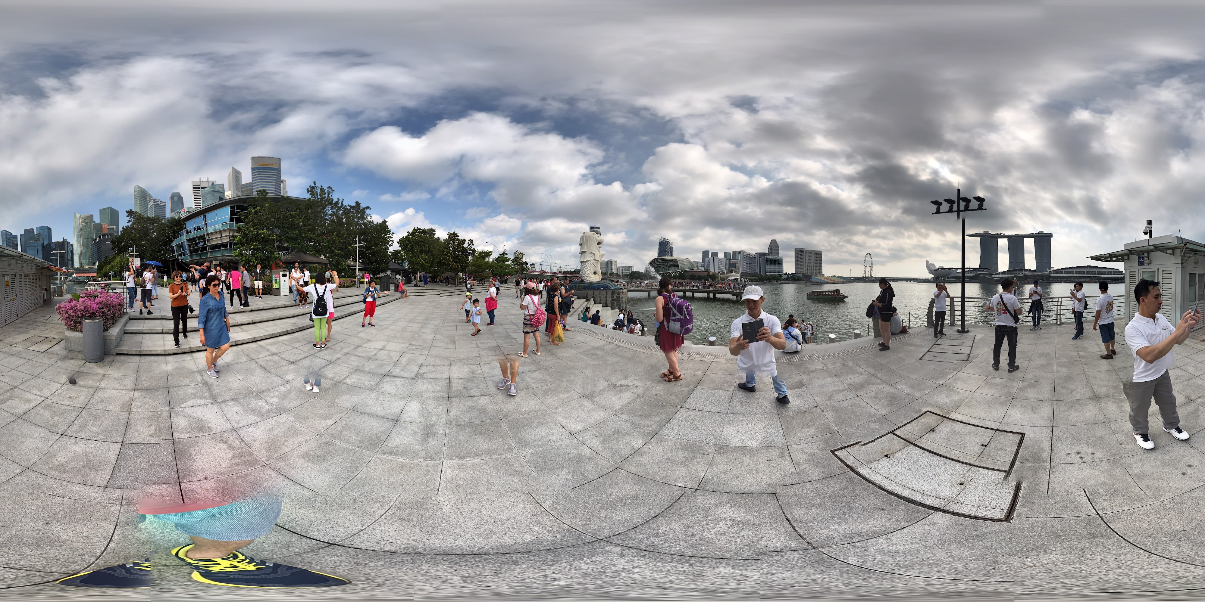 Cityscape and Waterfront Scenery