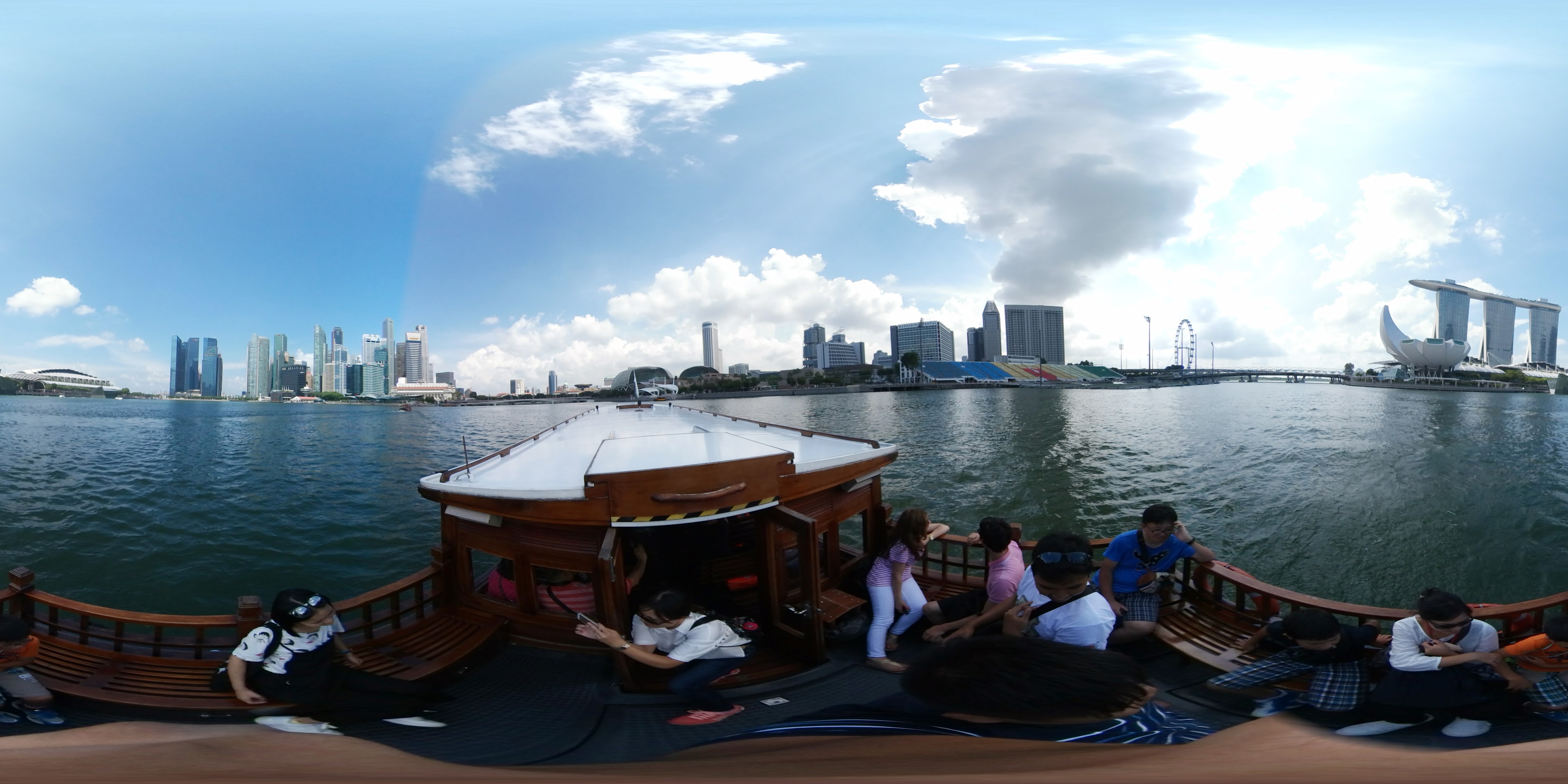 Cityscape River Cruise Journey