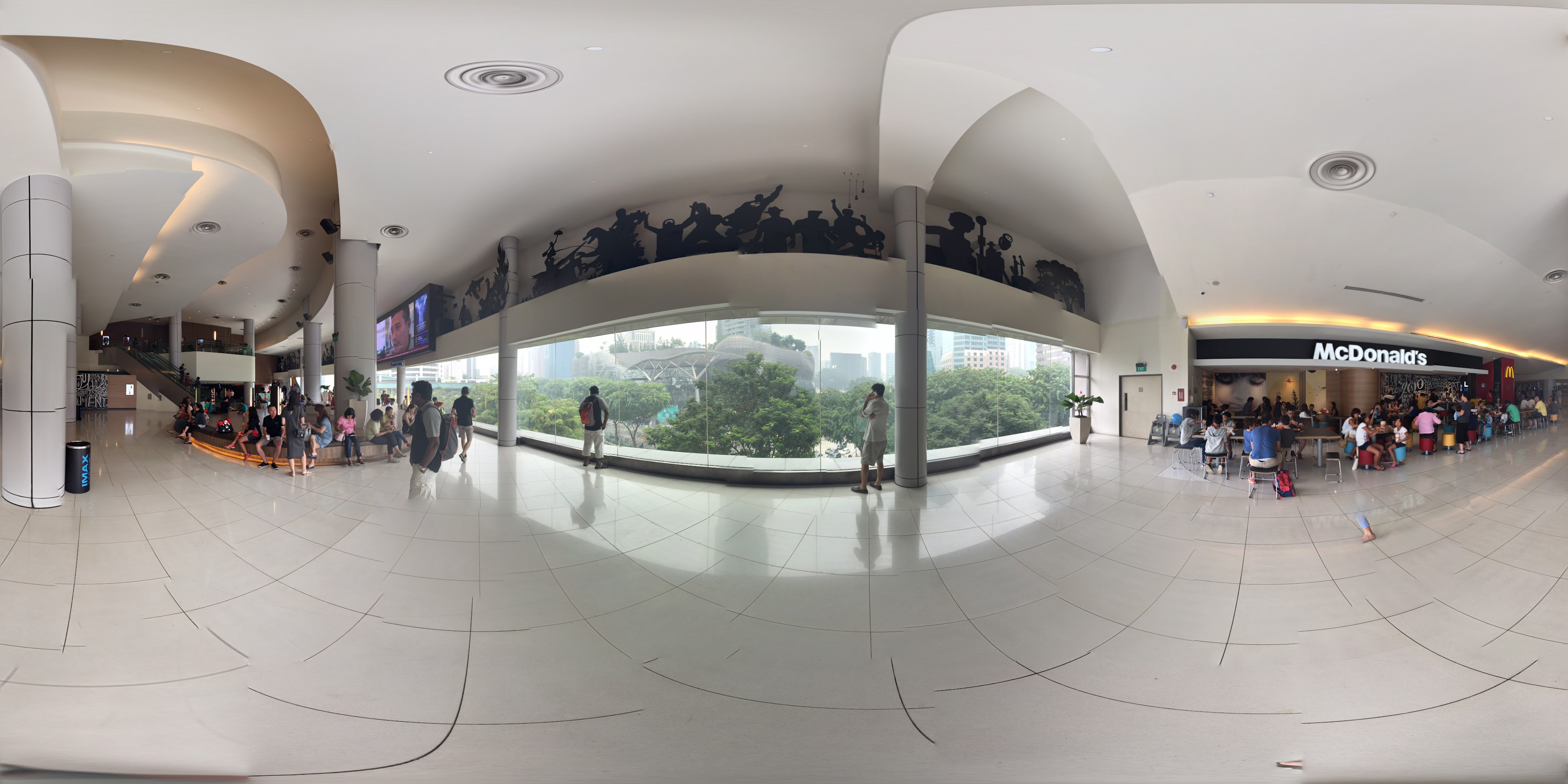 Modern Cinema Lobby Scenery