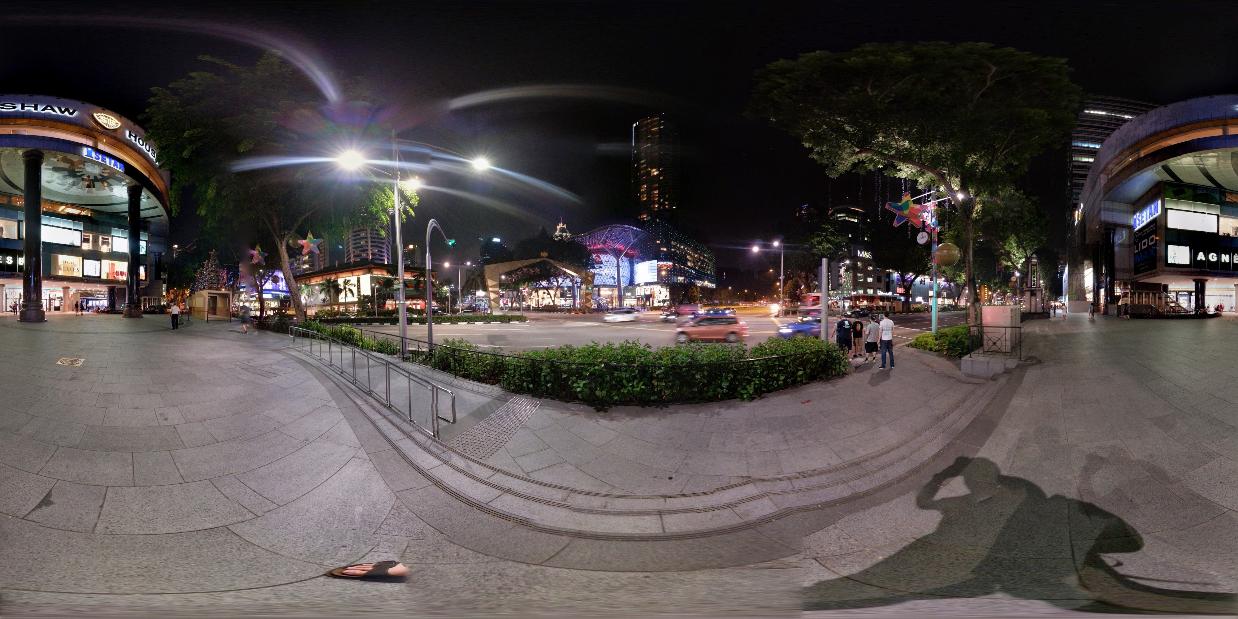 Nighttime Horizontal Cityscape Centre.