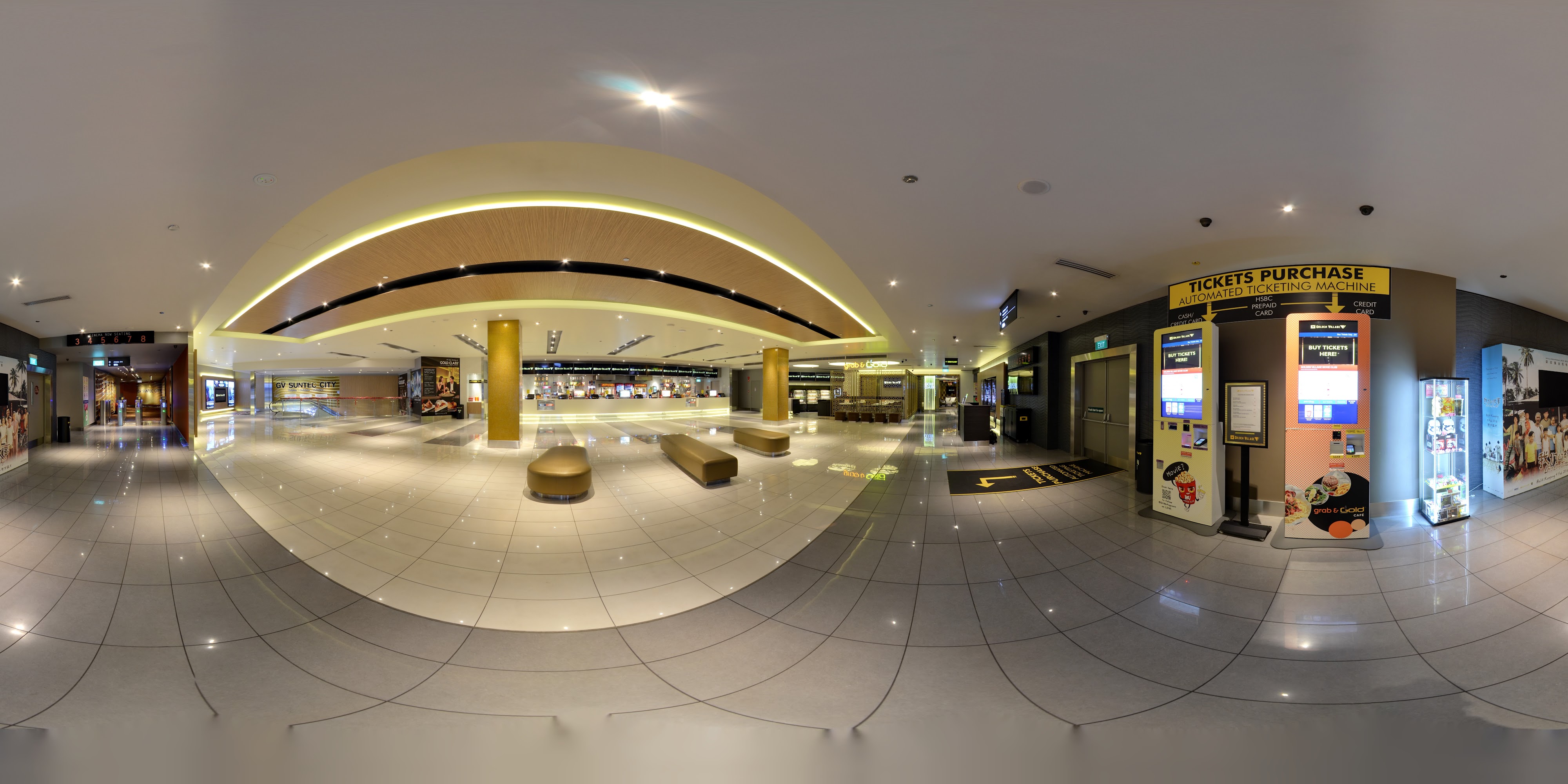 Modern Bright Multipurpose Arena Entrance