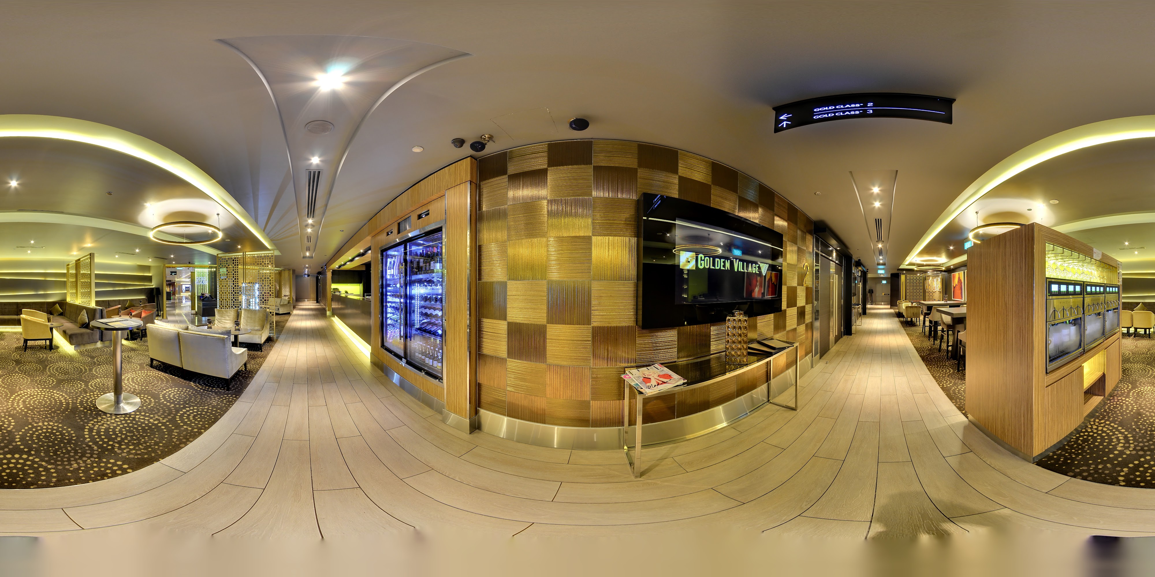 Luxury Cinema Entrance Corridor