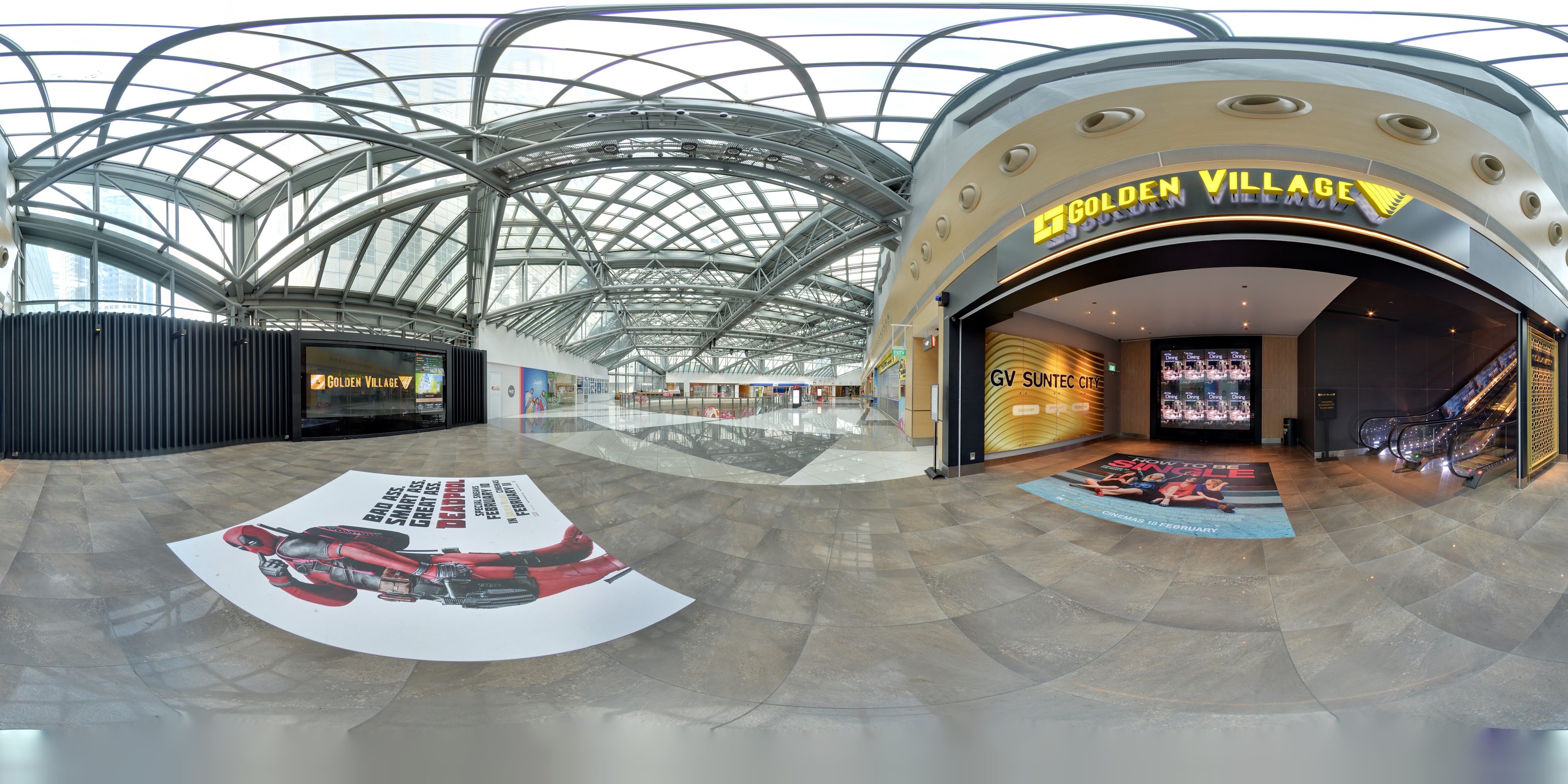 Modern Cinema Entrance Hall.