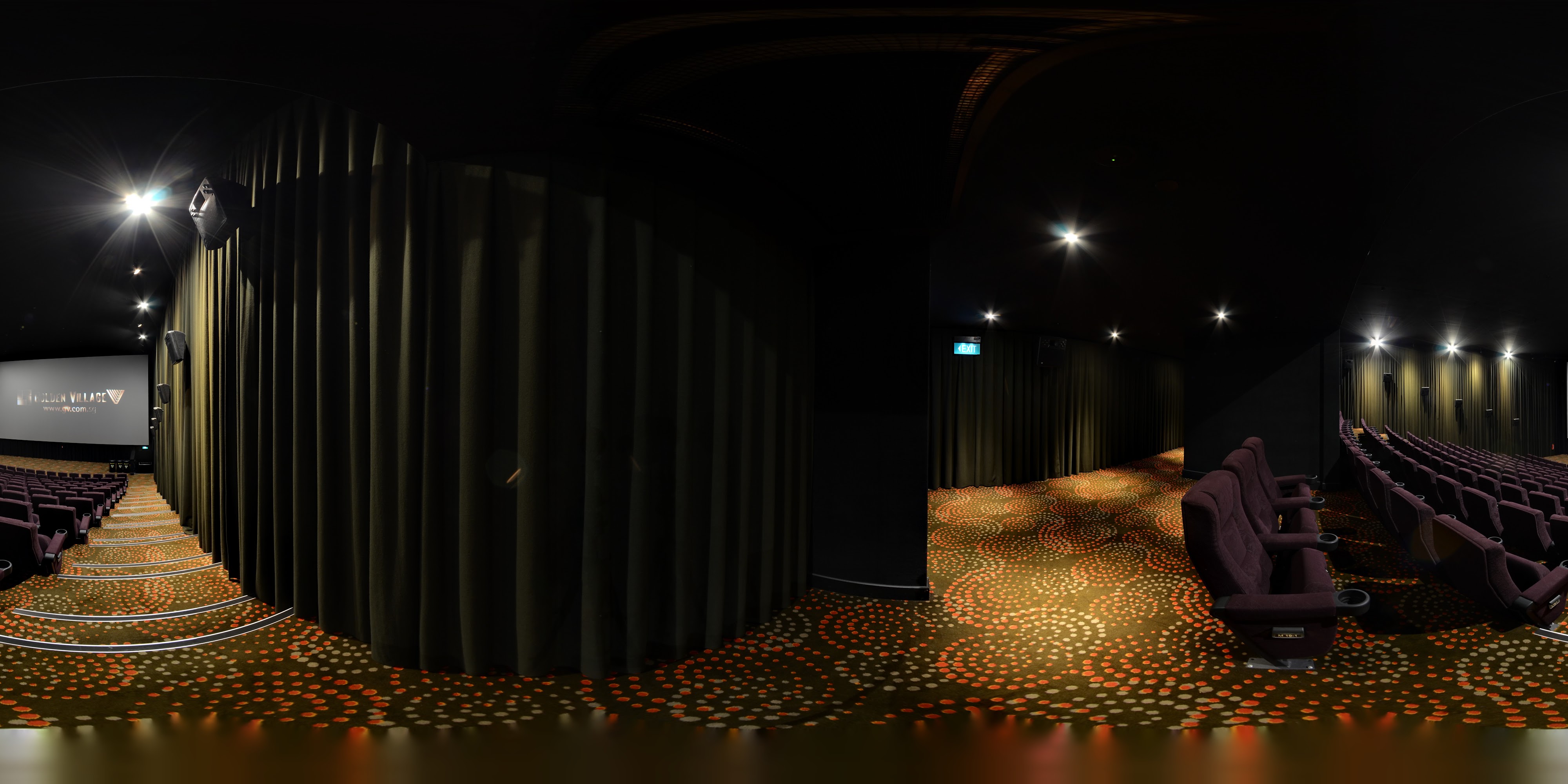 Elegant Theater Interior.