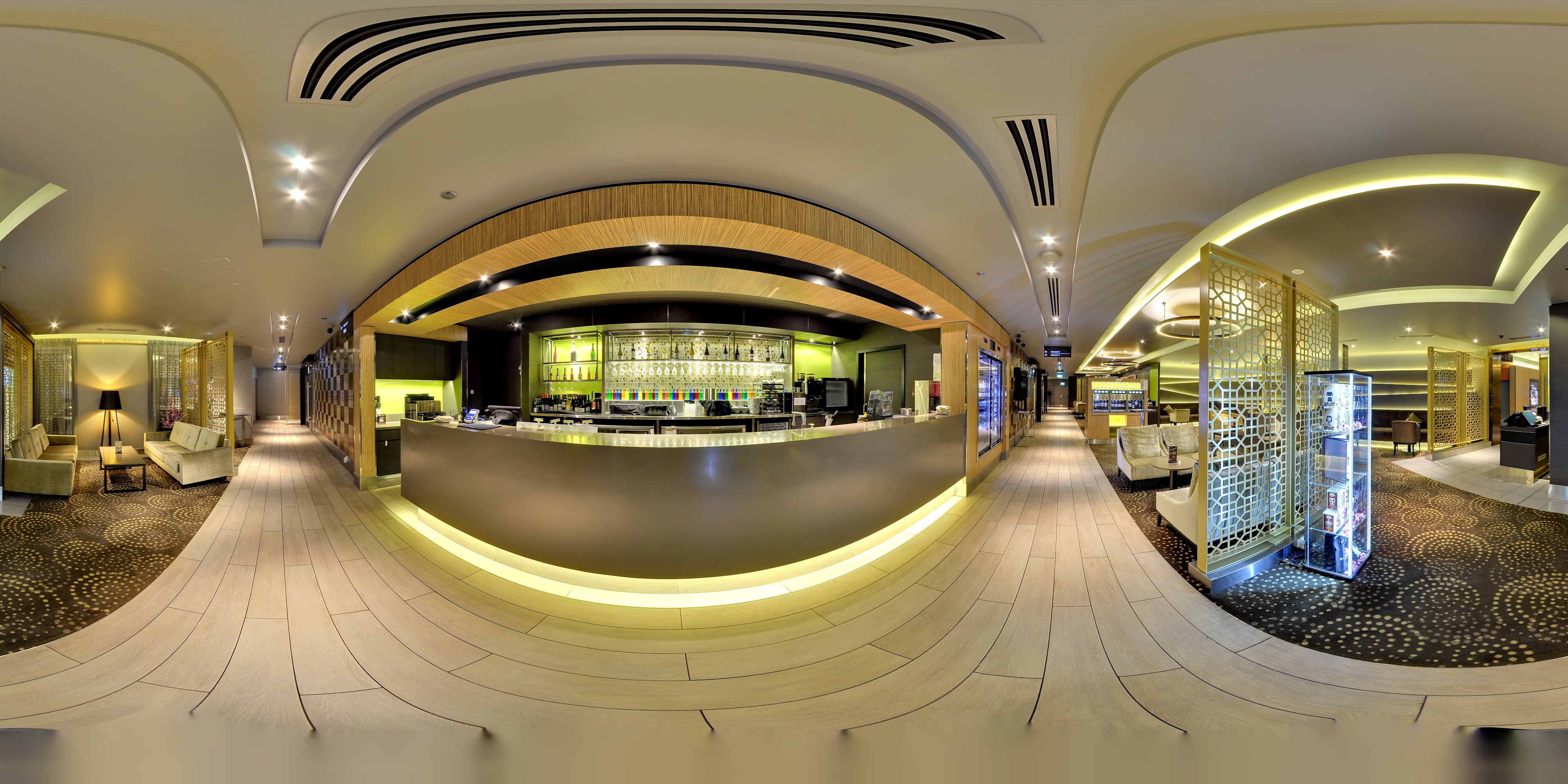 Luxurious Lobby and Wine Room