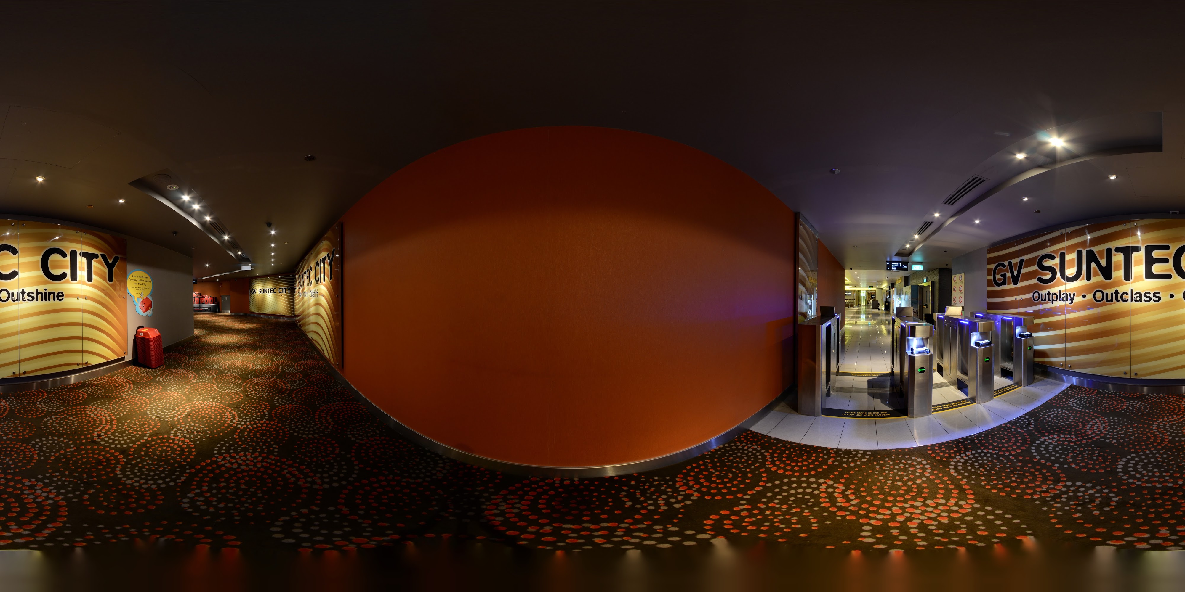 Entrance Hallway With Warm Tones