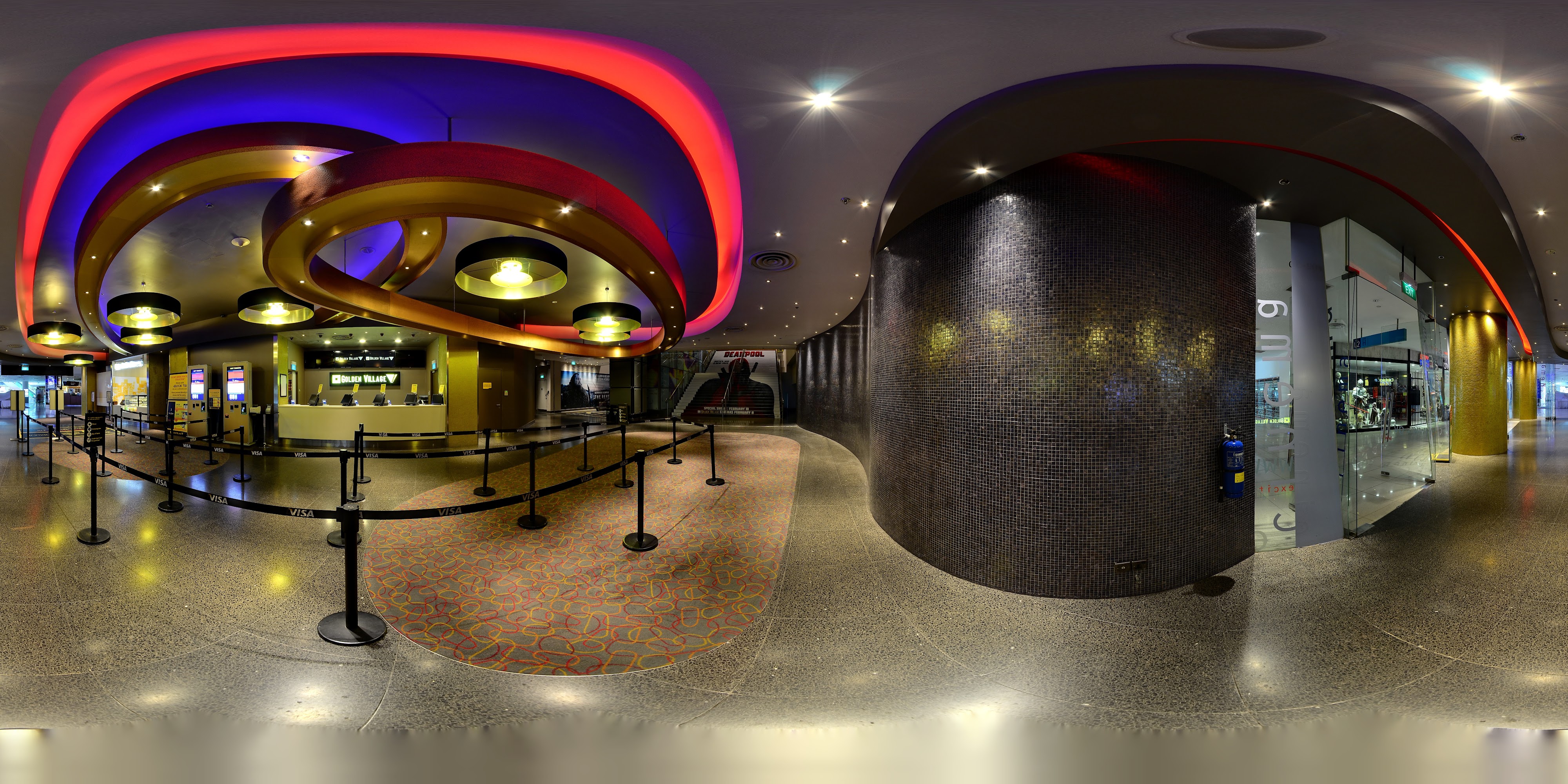 Modern Cinema Interior Decor