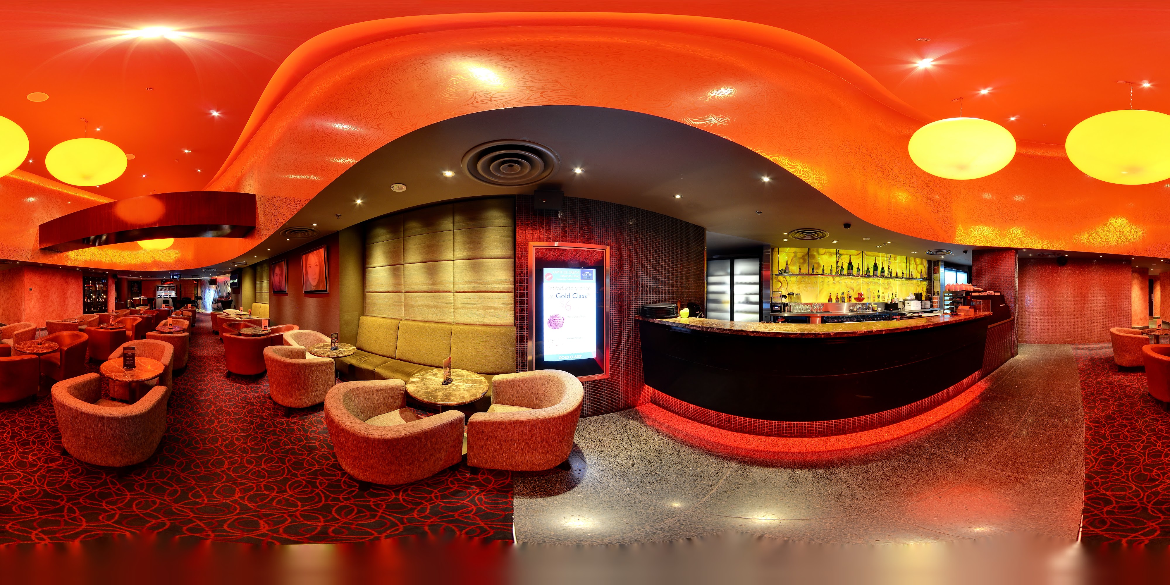 Luxurious Lounge and Bar Setting