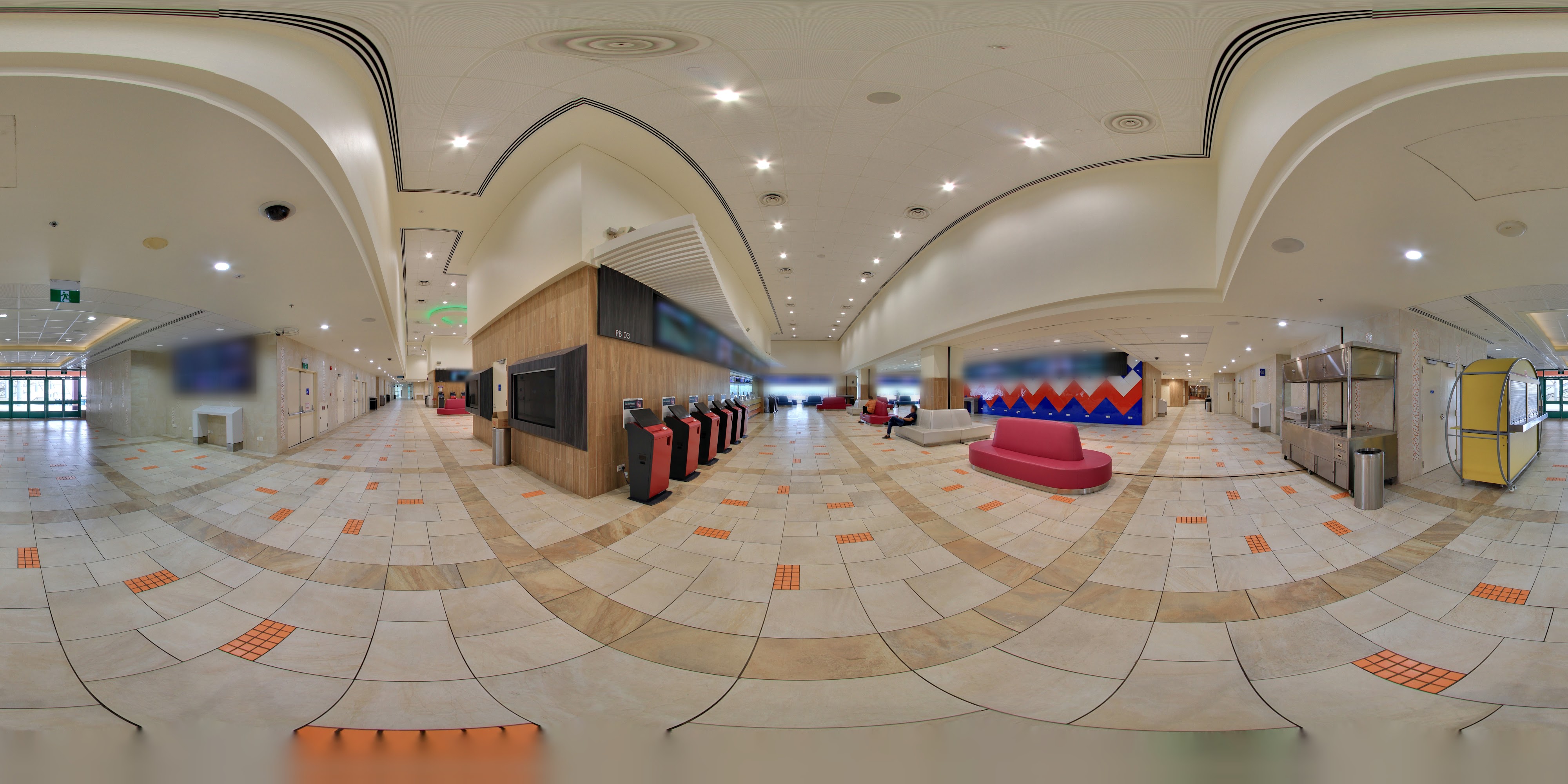 Modern Racing Facility Interior