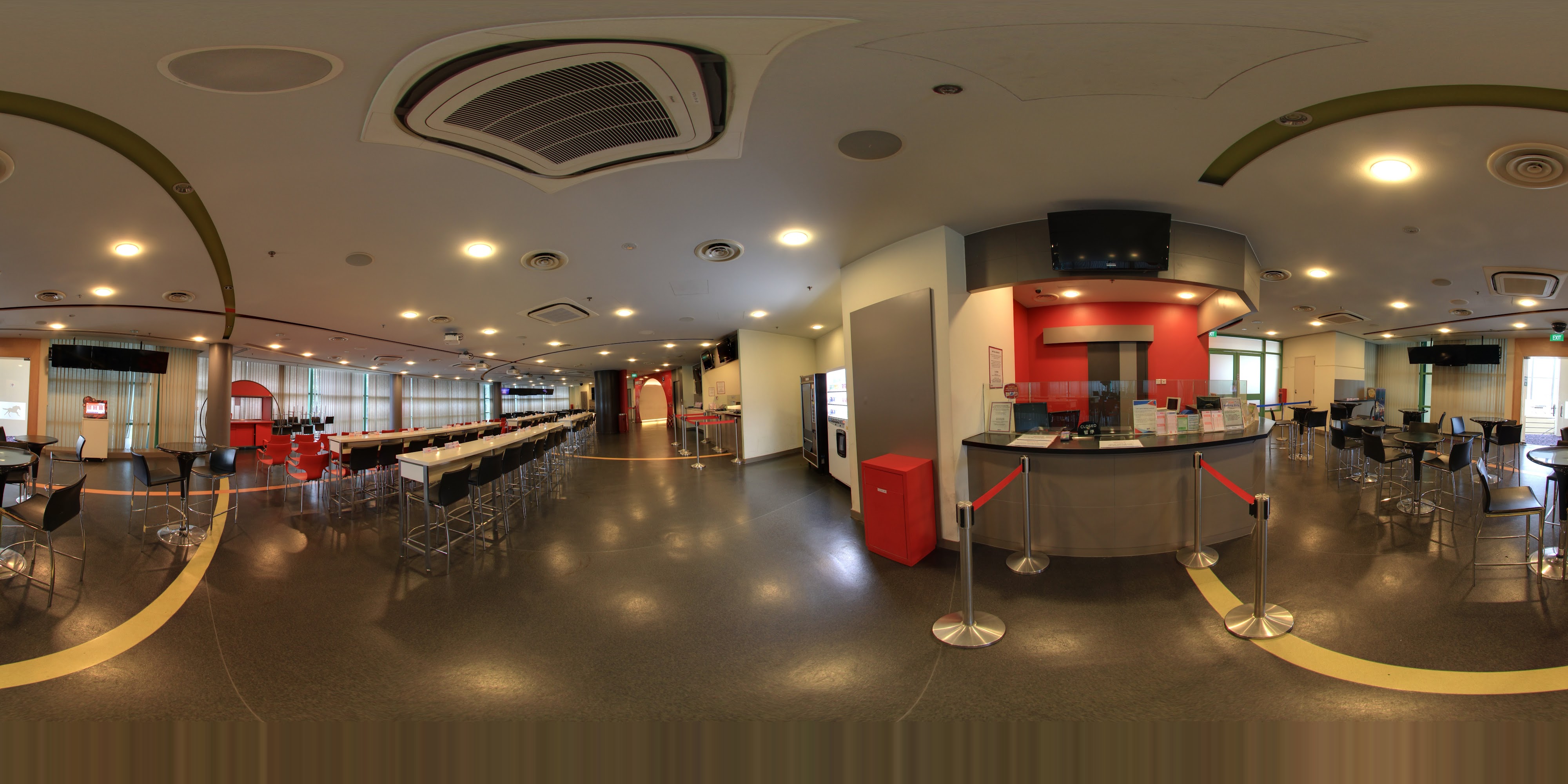 modern venue dining hall interior.