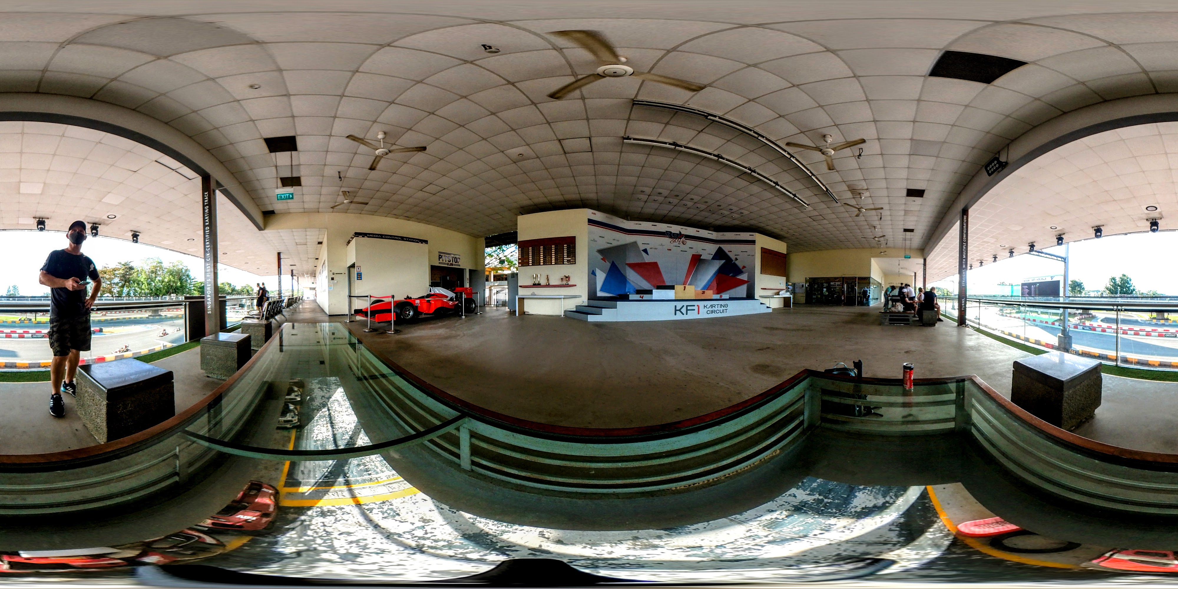 Indoor Racing Circuit Overview