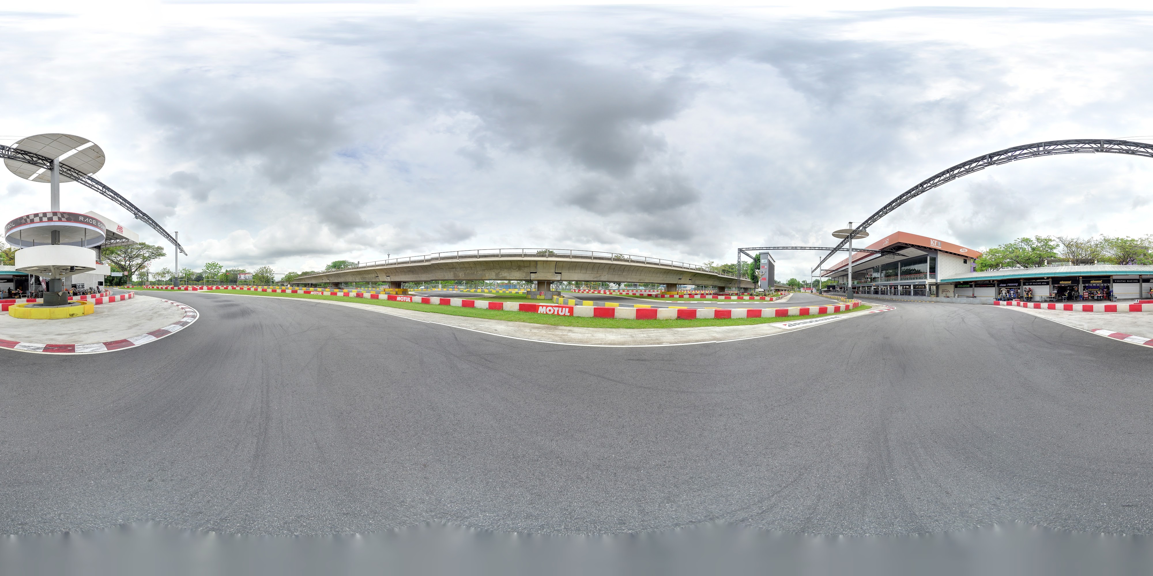 Elevated Indoor Karting Facility