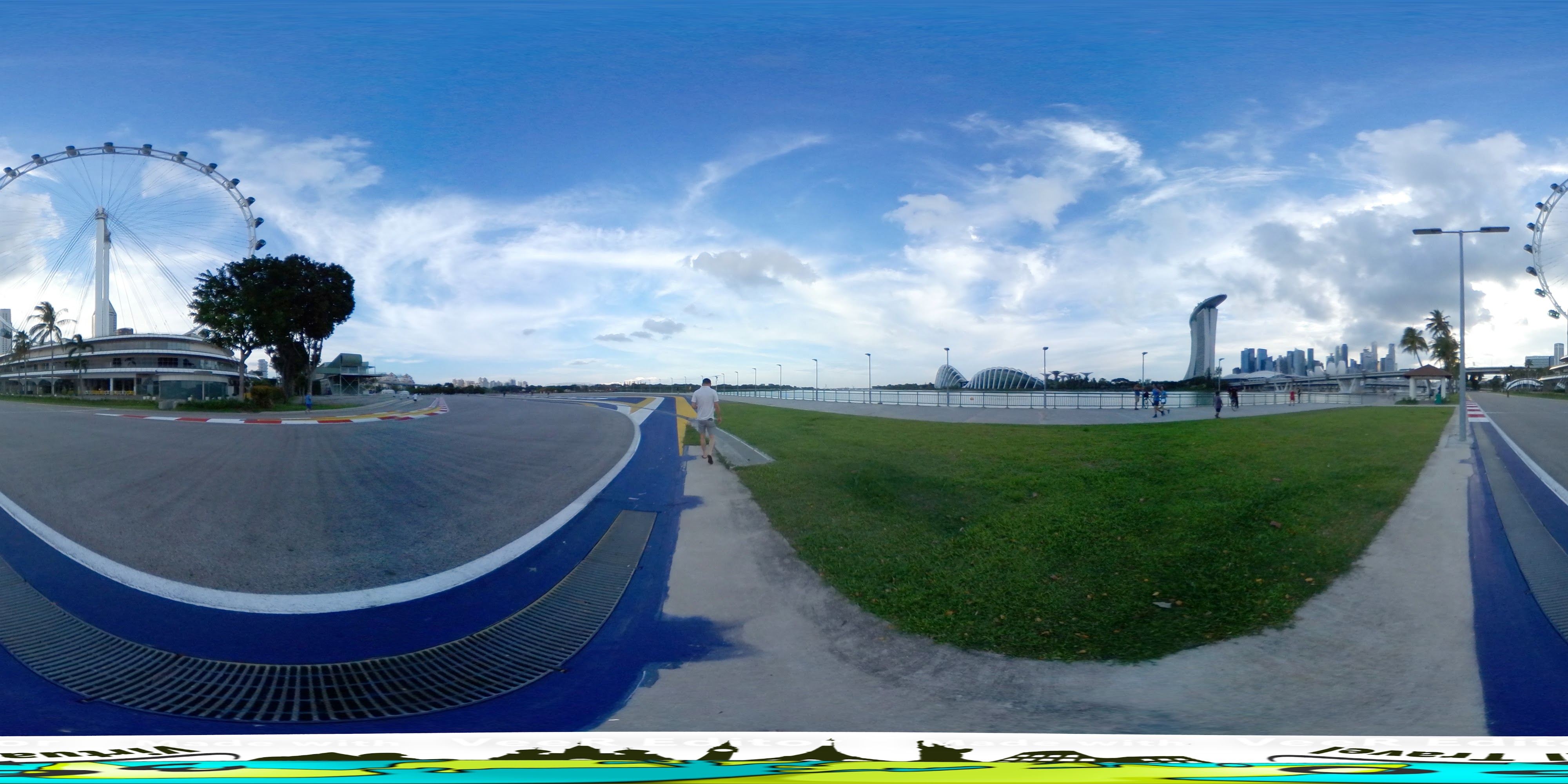 Track and Pit Buildings Ahead