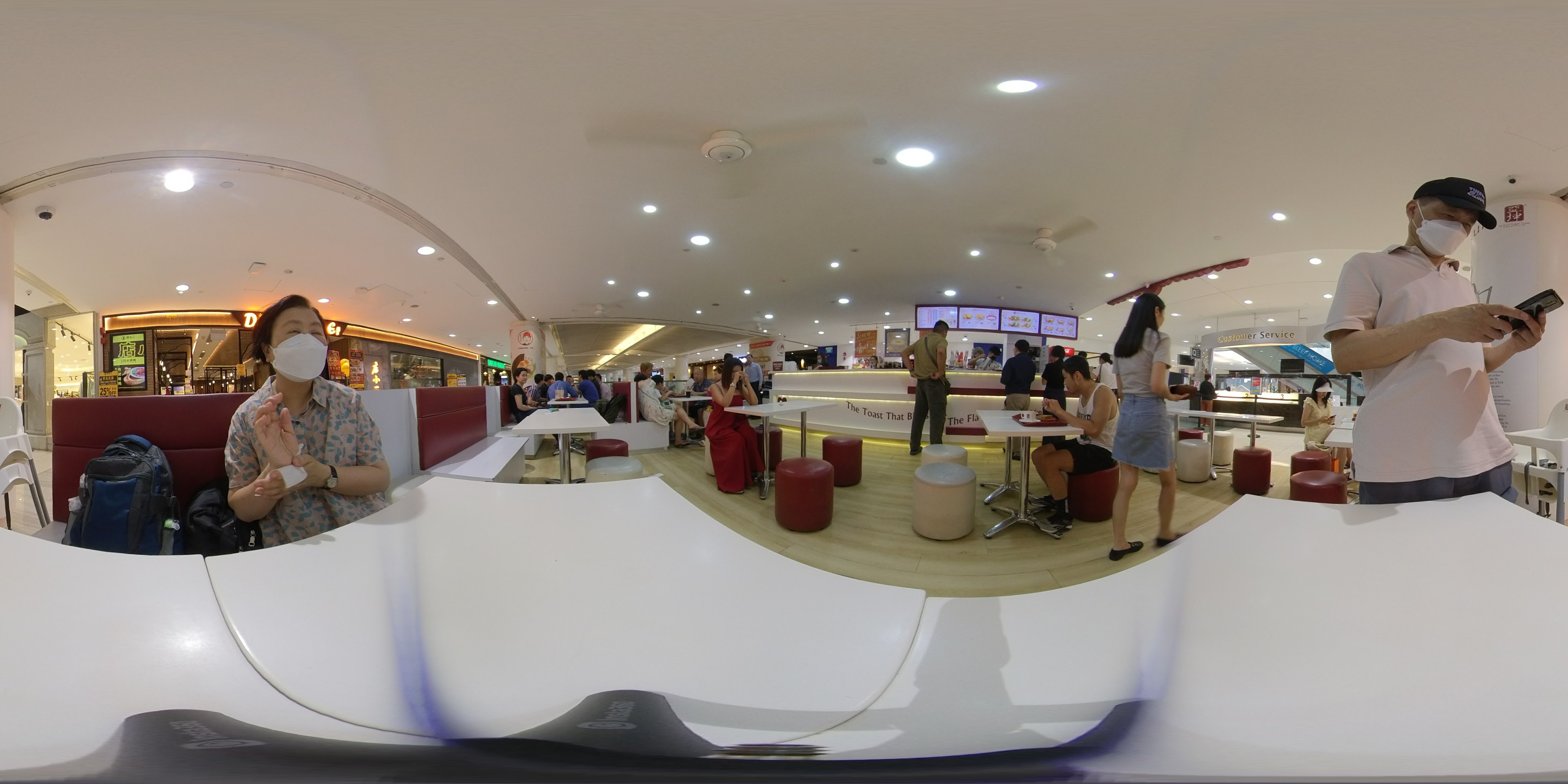 Modern Trackside Eatery Scene