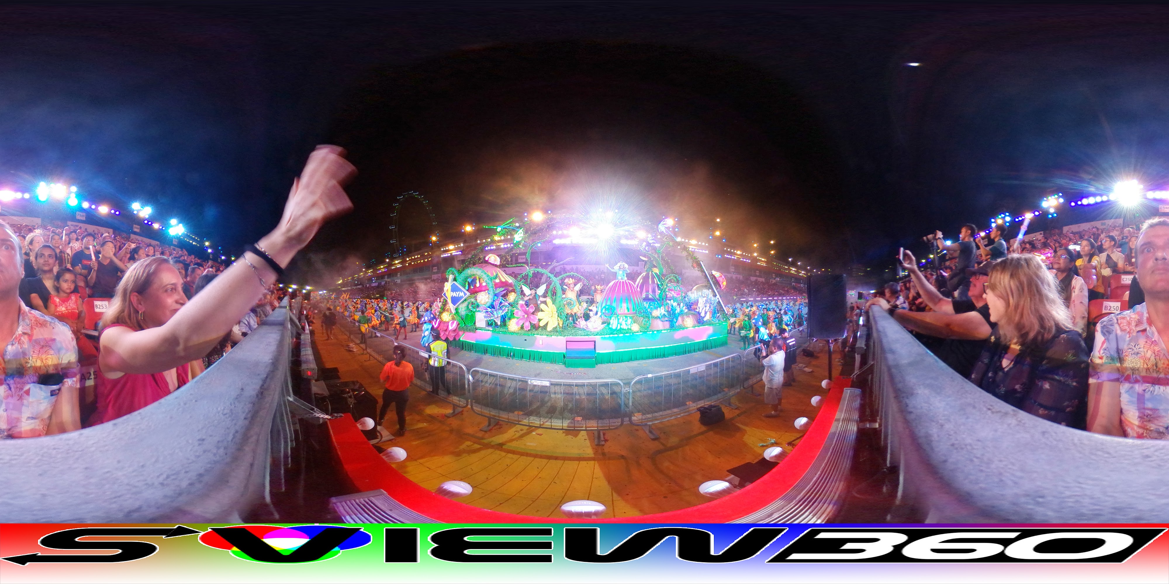 Vibrant Night Festival Zone