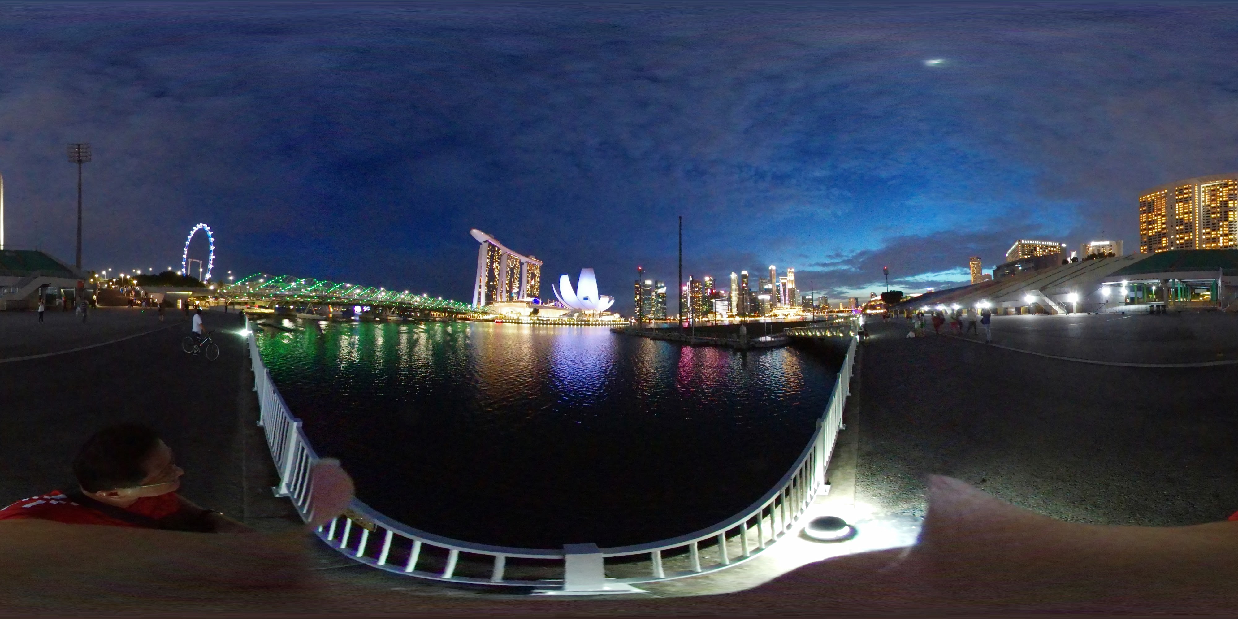 Night City Track Pit Area