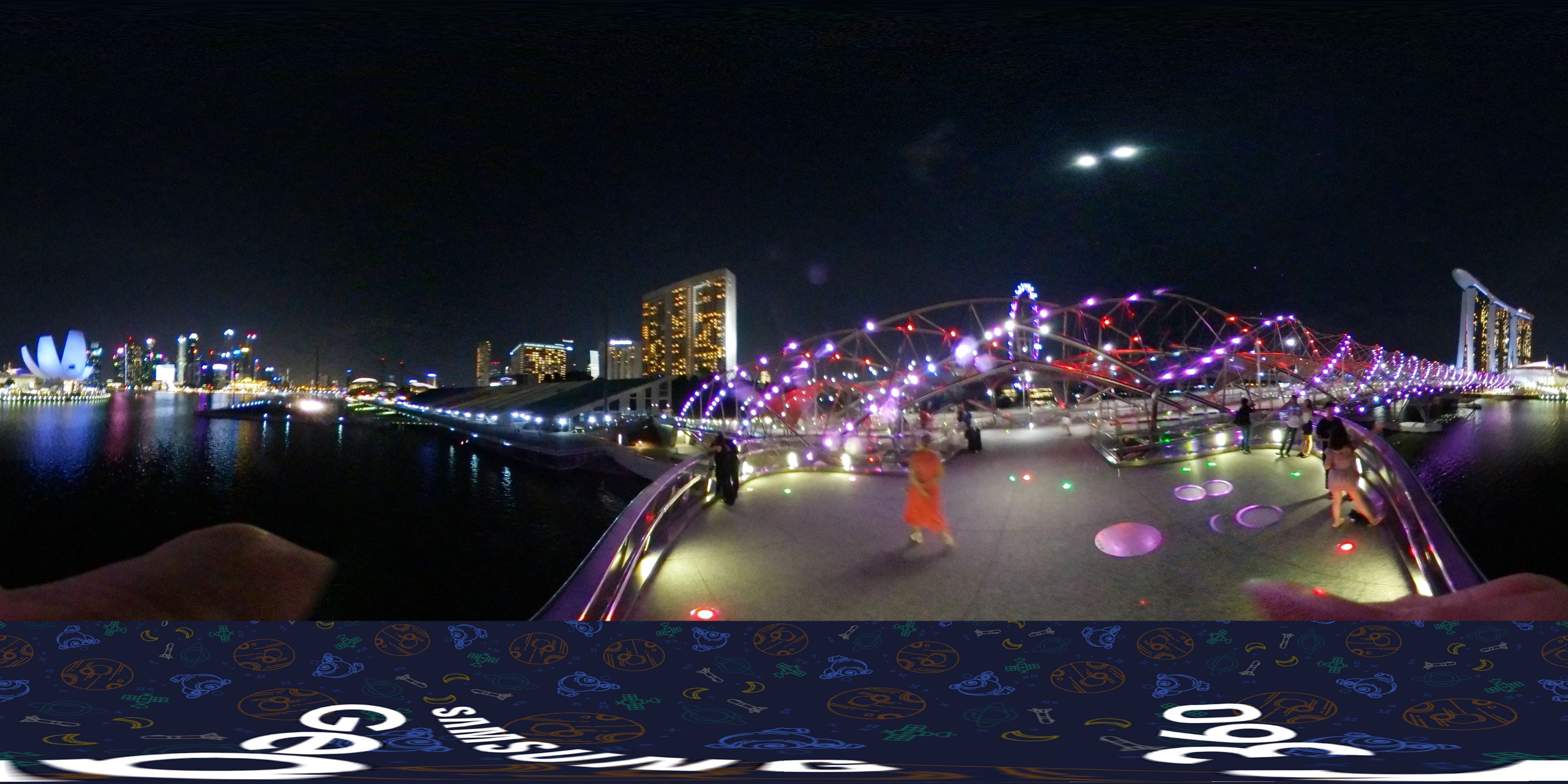 Night City Race Circuit Lights