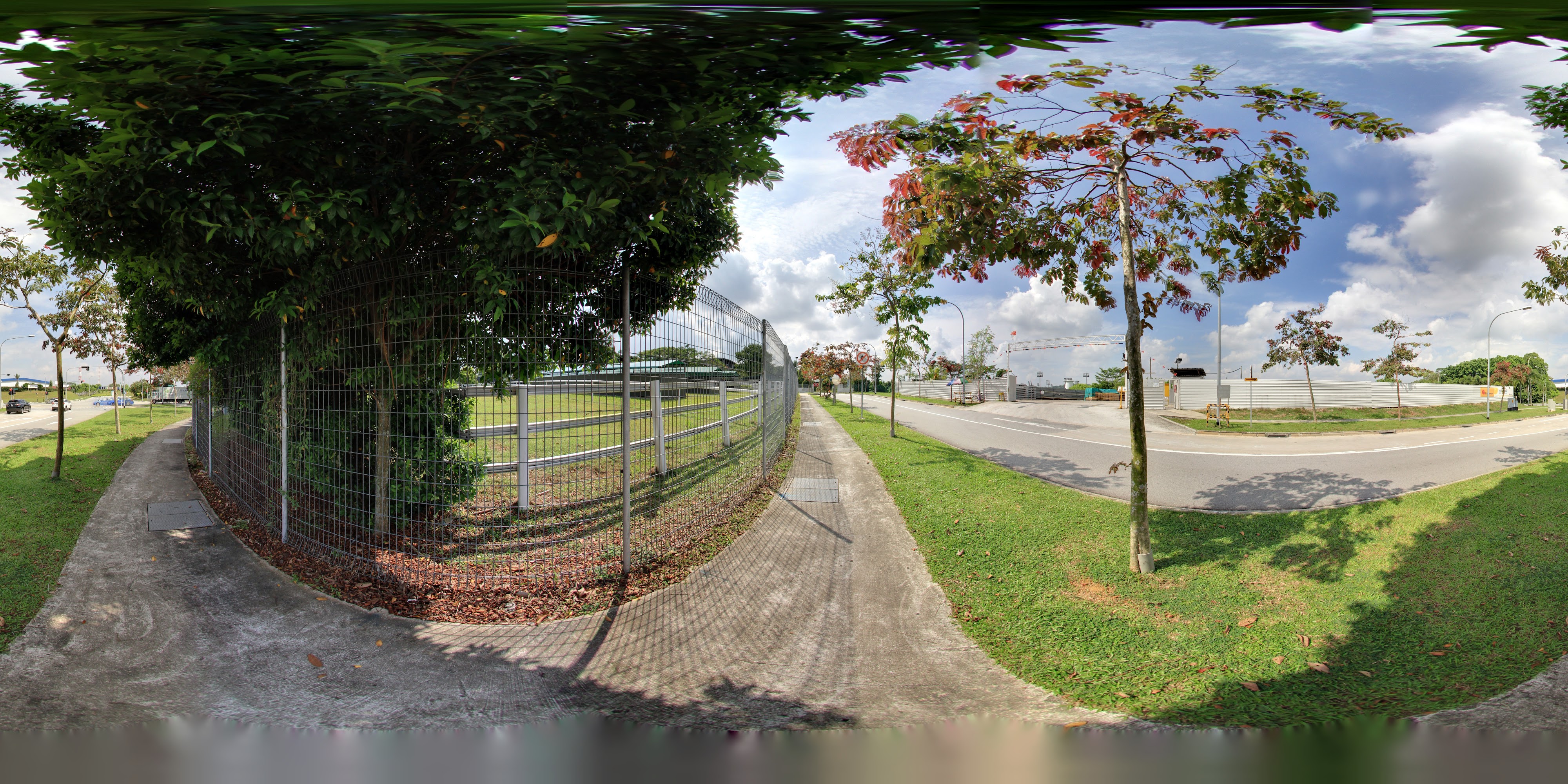 Equestrian Center Pathway and Gate.